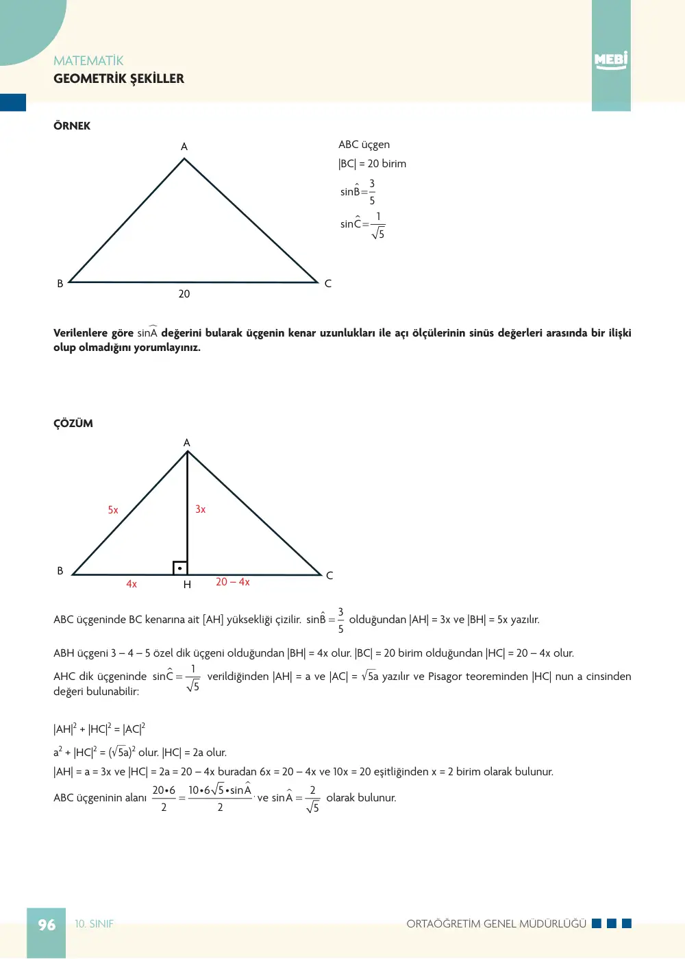 10. Sınıf Matematik Bireysel Öğrenme Etkinlikleri (2026-2027) sayfa 94