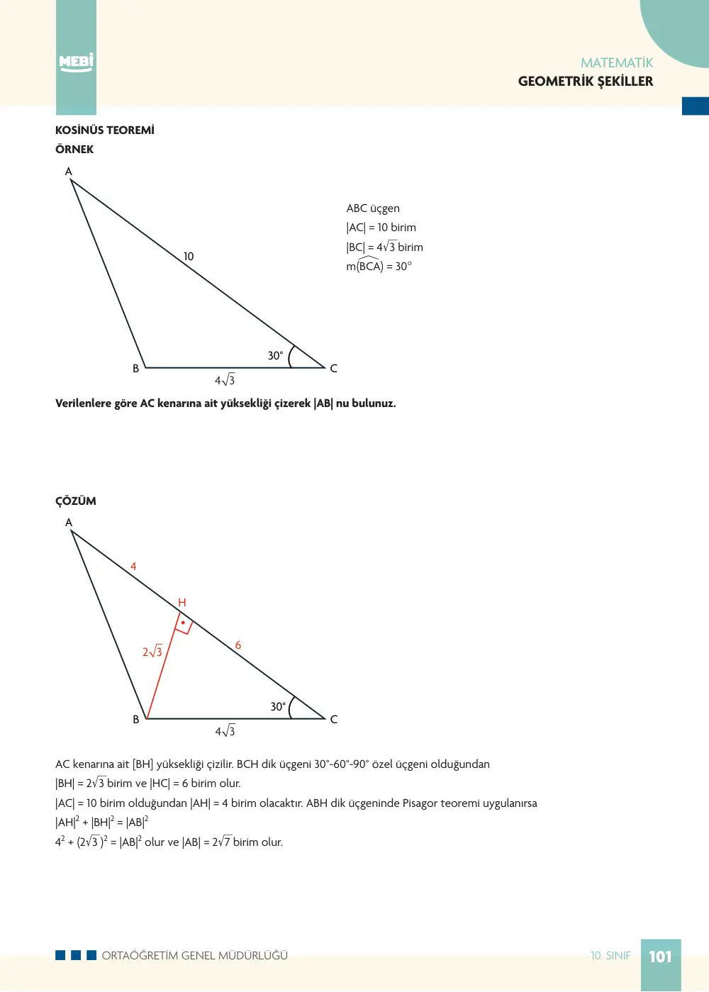 10. Sınıf Matematik Bireysel Öğrenme Etkinlikleri (2026-2027) sayfa 99