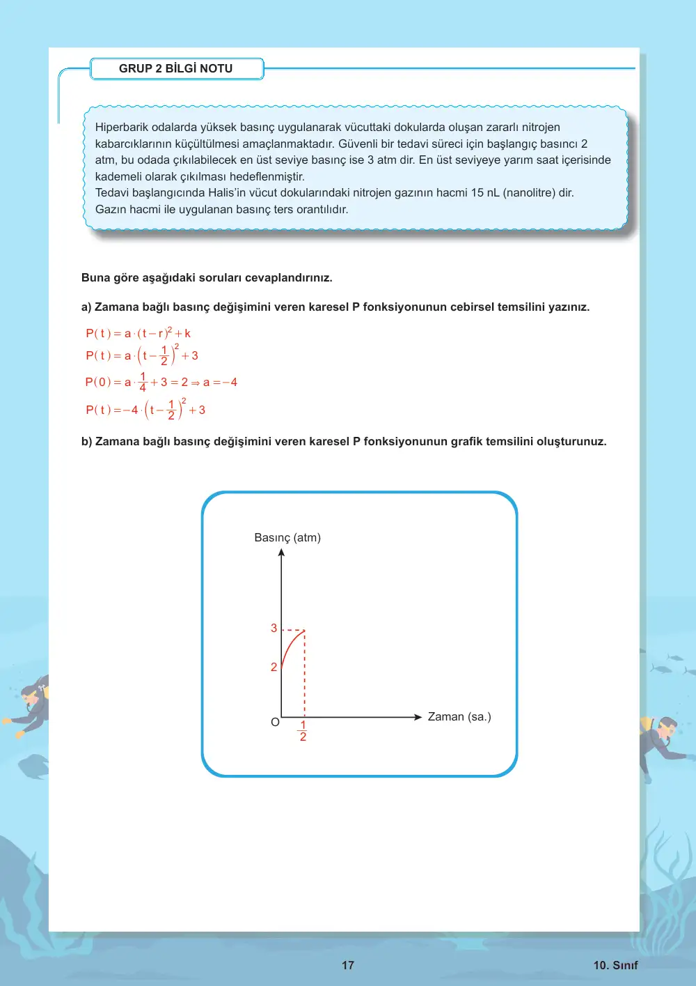 10. Sınıf Matematik Öğrenme Etkinlikleri Seti 1 (2025-2026) cevap anahtarı sayfa 18