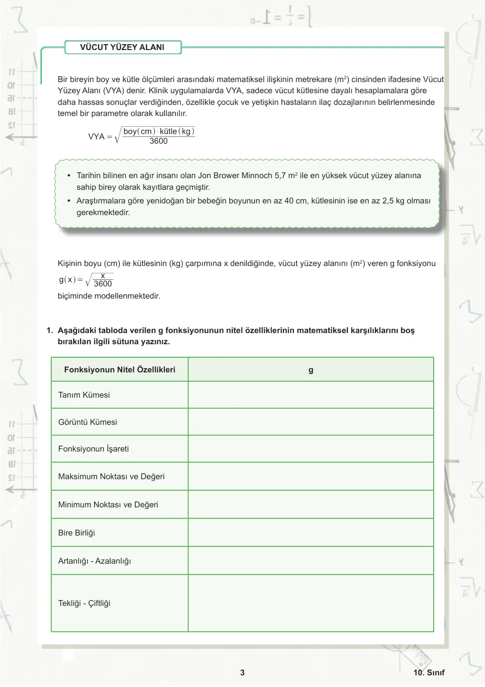 10. Sınıf Matematik Öğrenme Etkinlikleri Seti 1 (2025-2026) sayfa 4