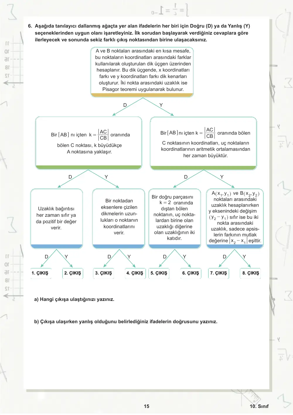 10. Sınıf Matematik Öğrenme Etkinlikleri Seti 2 (2025-2026) sayfa 16