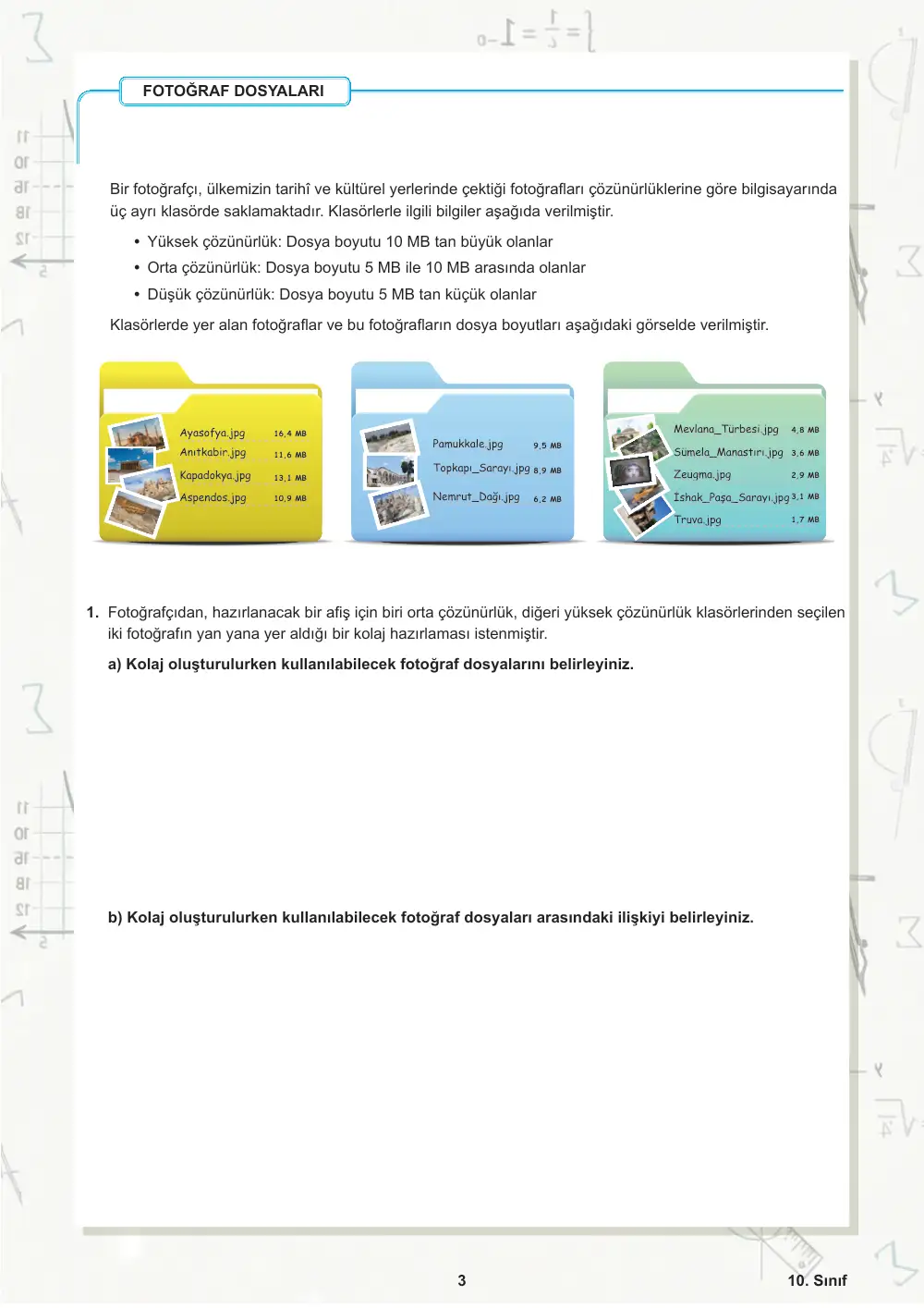 10. Sınıf Matematik Öğrenme Etkinlikleri Seti 2 (2025-2026) sayfa 4