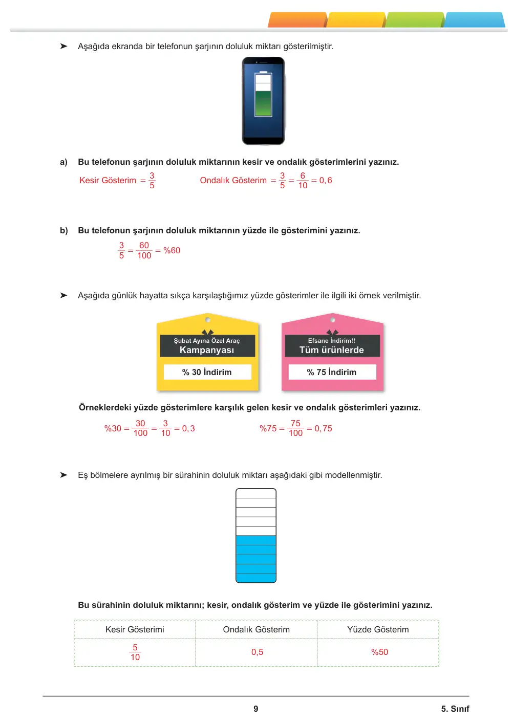 5. Sınıf Matematik Öğrenme Etkinlikleri Seti 1 (2025-2026) cevap anahtarı sayfa 11