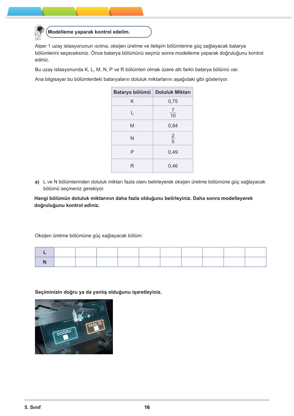 5. Sınıf Matematik Öğrenme Etkinlikleri Seti 1 (2025-2026) sayfa 18