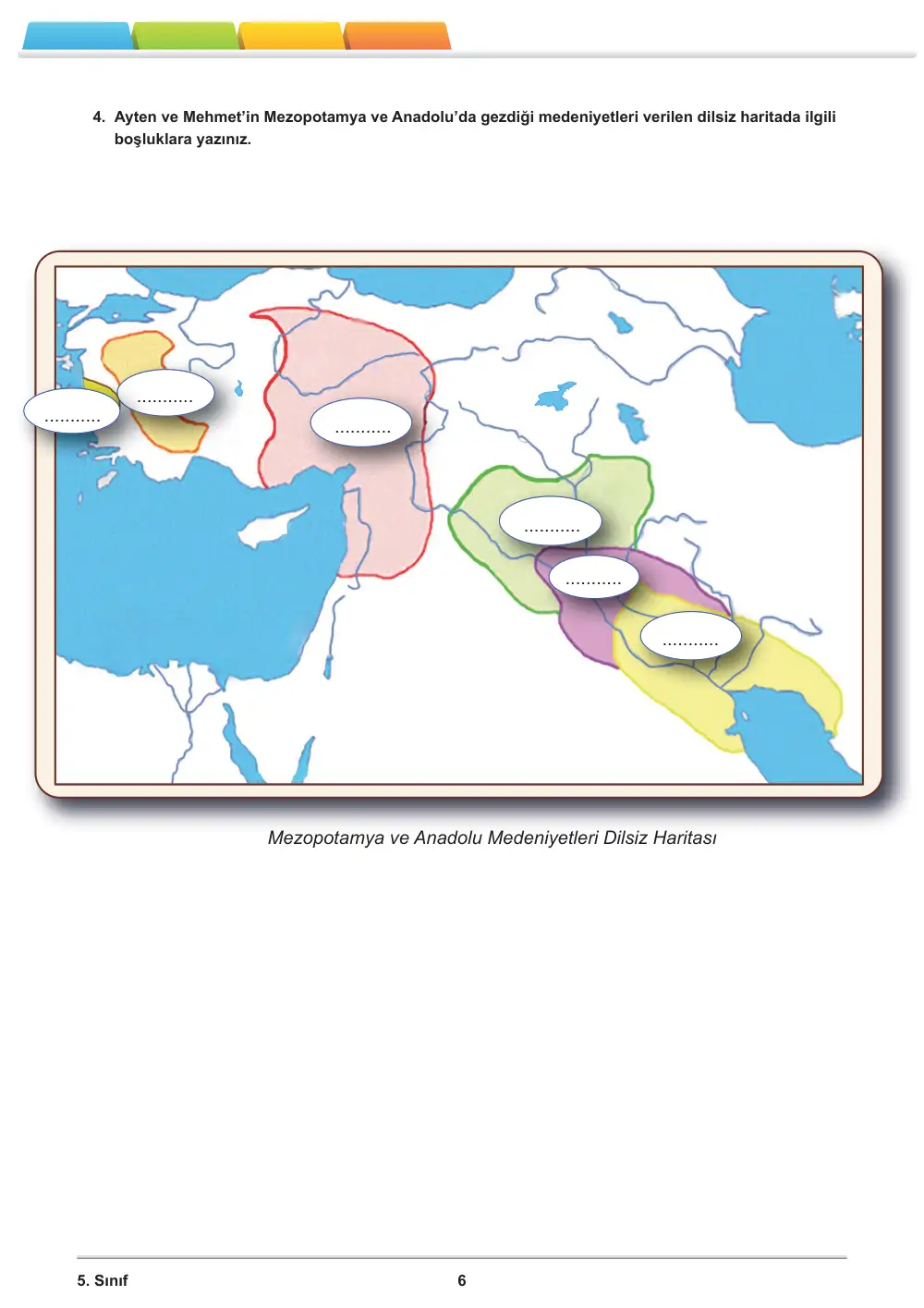 5. Sınıf Sosyal Bilgiler Öğrenme Etkinlikleri Seti 1 (2025-2026) sayfa 8