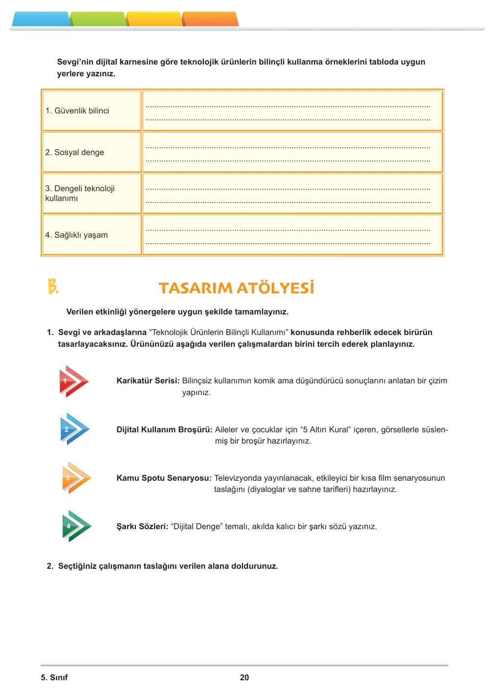5. Sınıf Sosyal Bilgiler Öğrenme Etkinlikleri Seti 2 (2025-2026) sayfa 22