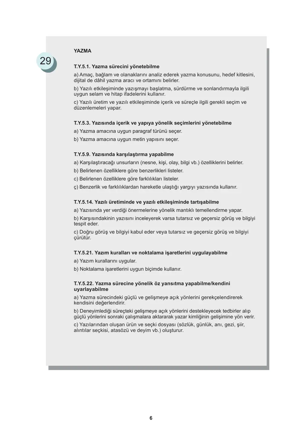 5. Sınıf Türkçe Öğrenme Etkinlikleri Seti 1 (2025-2026) cevap anahtarı sayfa 8