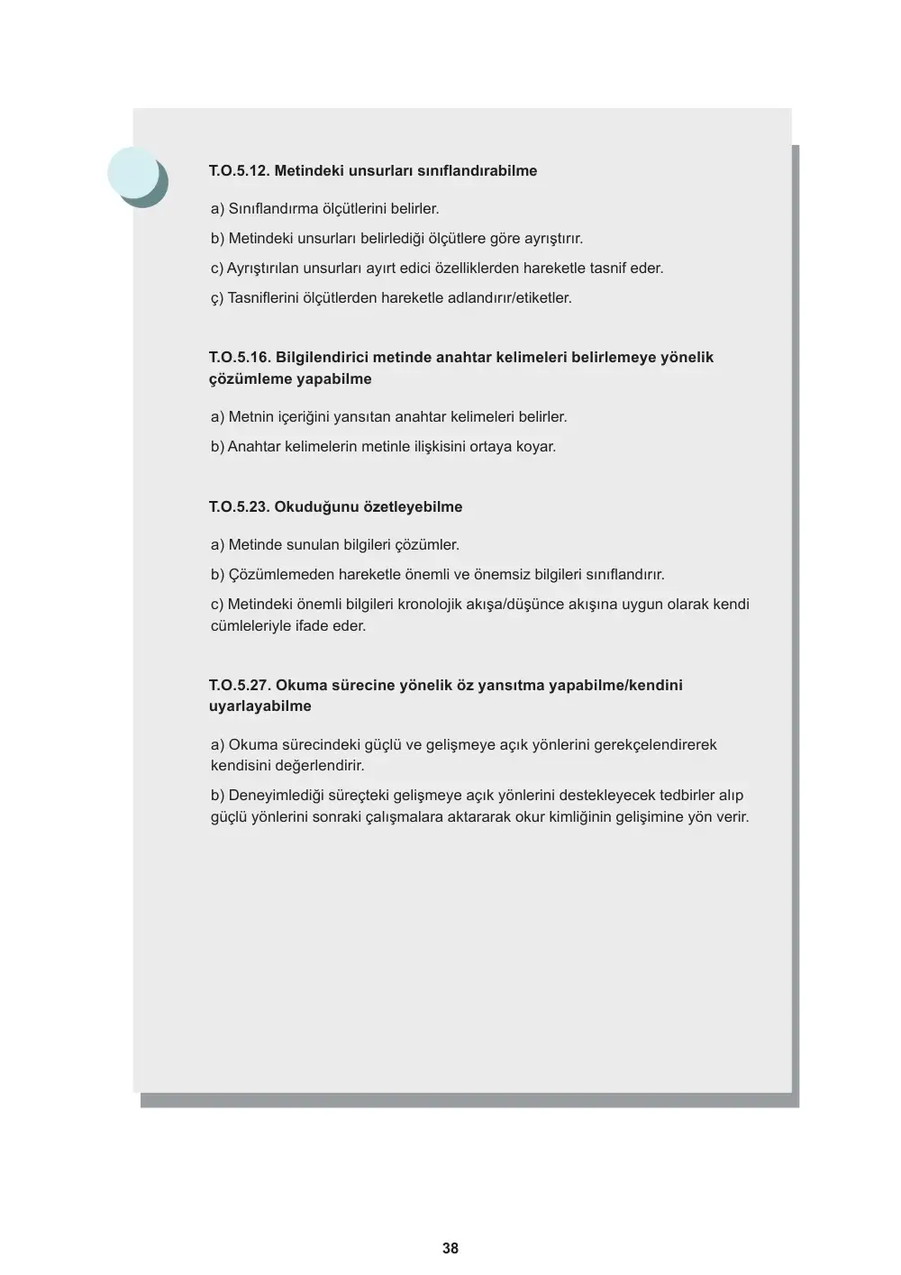 5. Sınıf Türkçe Öğrenme Etkinlikleri Seti 1 (2025-2026) sayfa 40