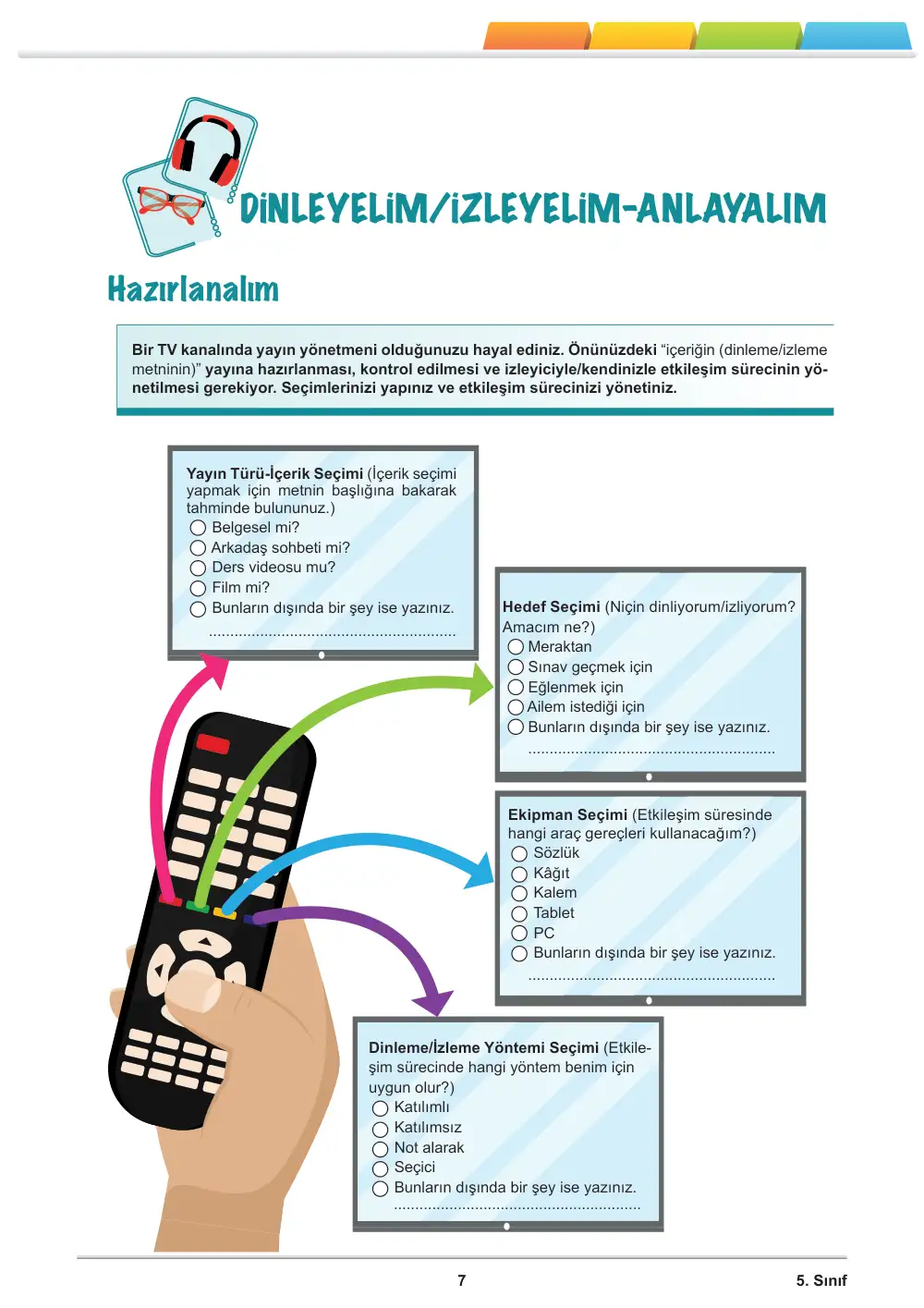 5. Sınıf Türkçe Öğrenme Etkinlikleri Seti 2 (2025-2026) sayfa 9
