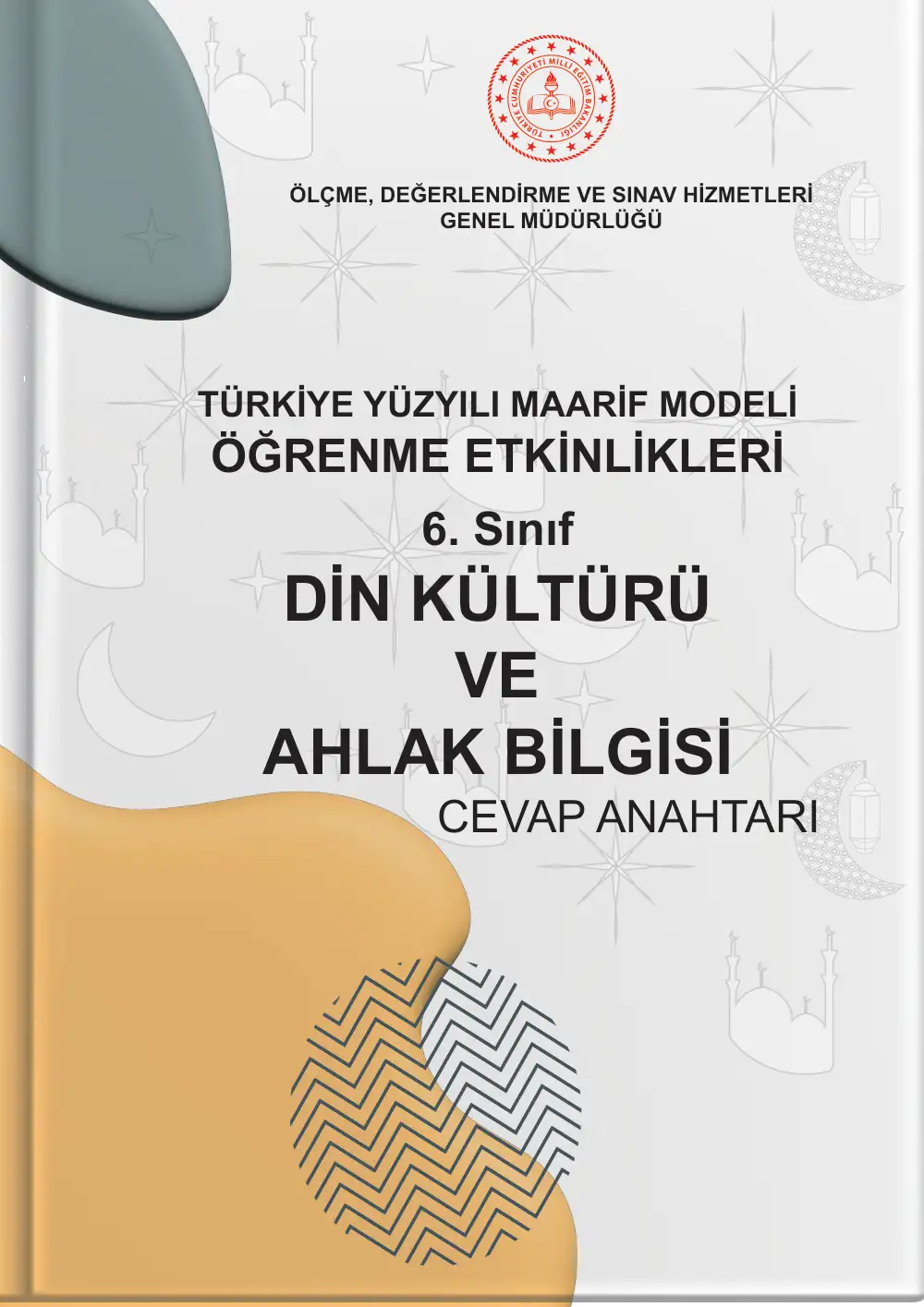 6. Sınıf Din Kültürü ve Ahlak Bilgisi Öğrenme Etkinlikleri Seti 1 (2025-2026) cevap anahtarı sayfa 1