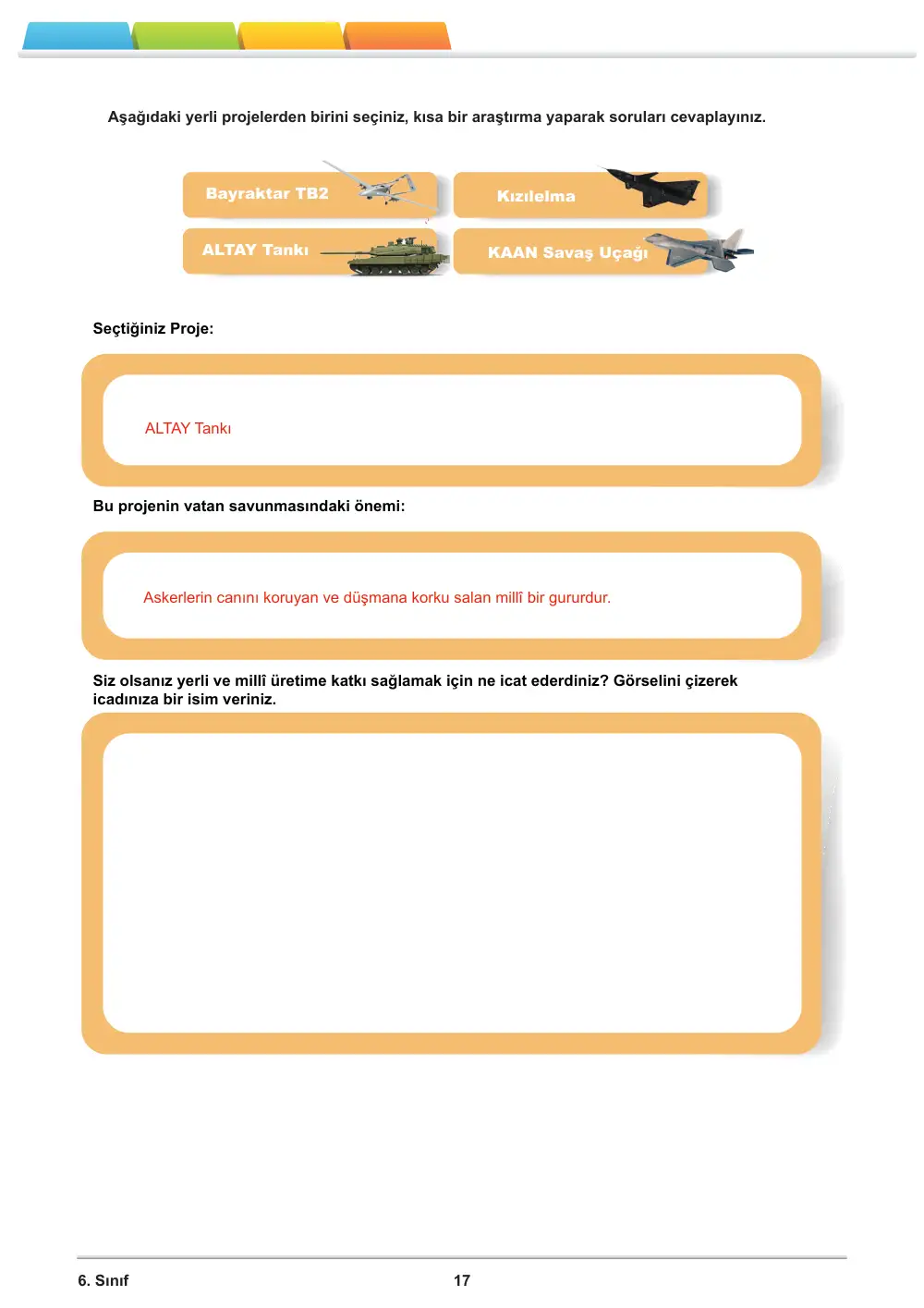 6. Sınıf Din Kültürü ve Ahlak Bilgisi Öğrenme Etkinlikleri Seti 1 (2025-2026) cevap anahtarı sayfa 18