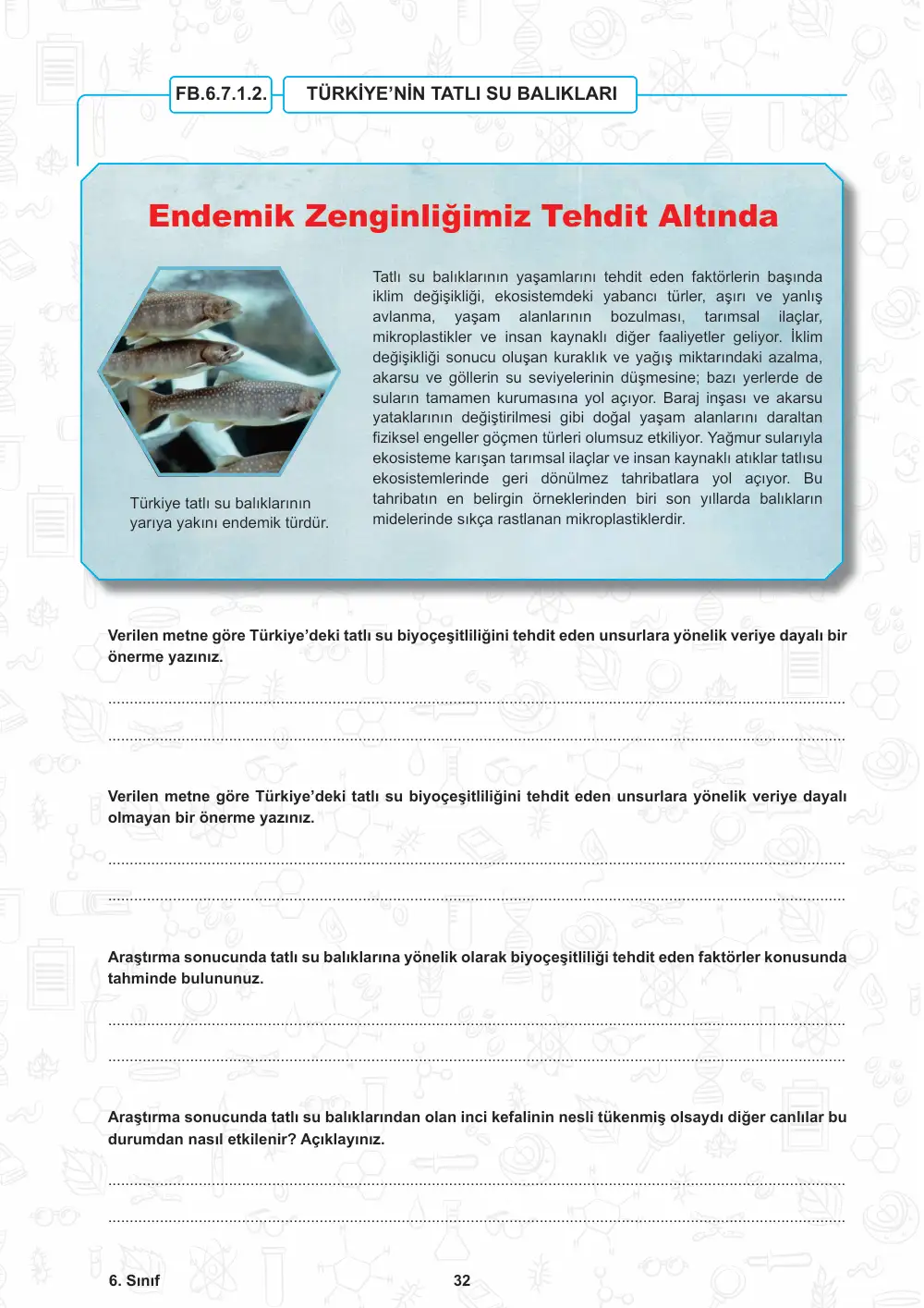 6. Sınıf Fen Bilimleri Öğrenme Etkinlikleri Seti 2 (2025-2026) sayfa 33