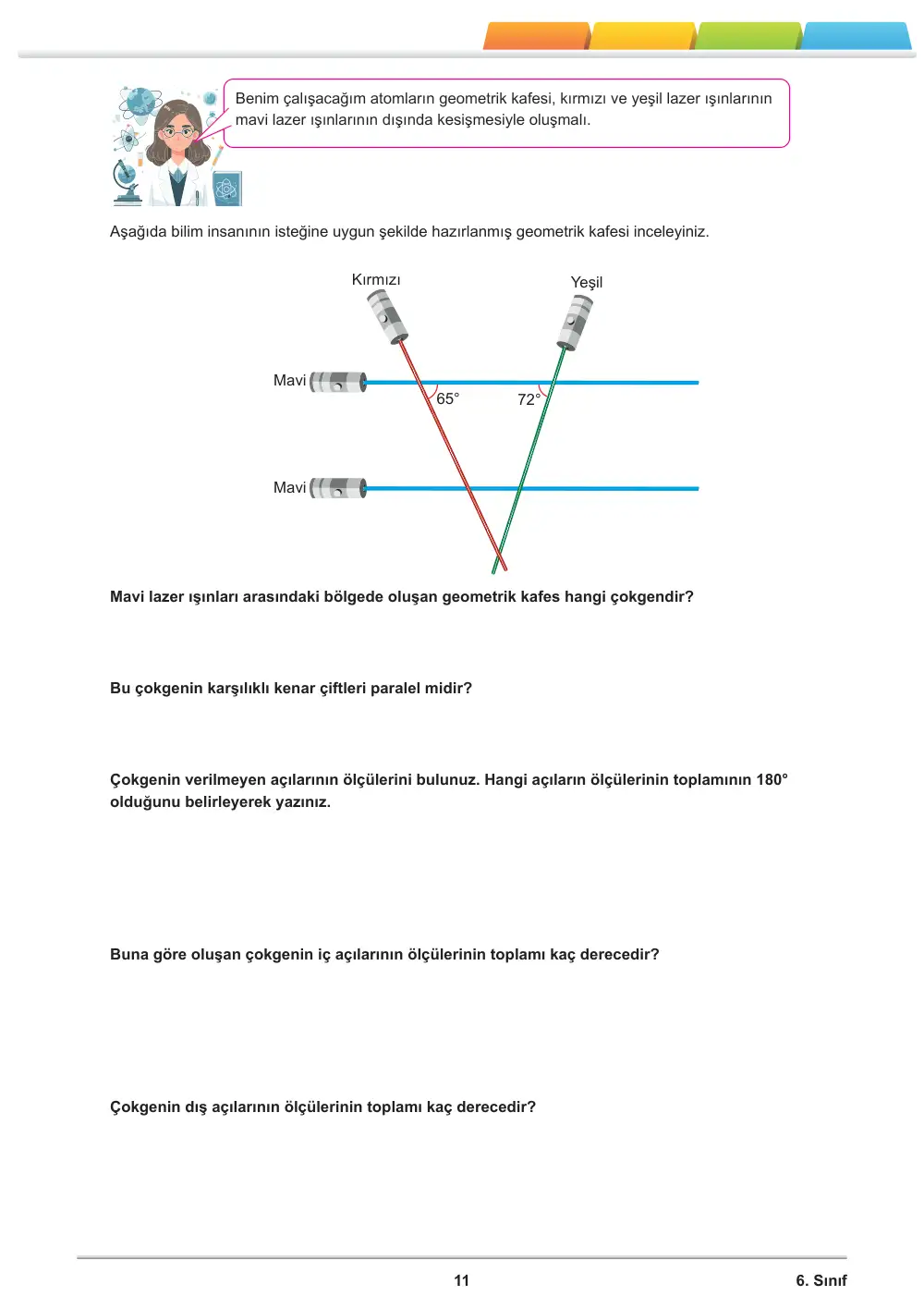 6. Sınıf Matematik Öğrenme Etkinlikleri Seti 1 (2025-2026) sayfa 13