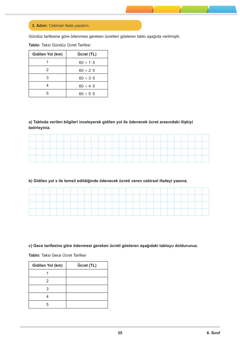 6. Sınıf Matematik Öğrenme Etkinlikleri Seti 1 (2025-2026) sayfa 37