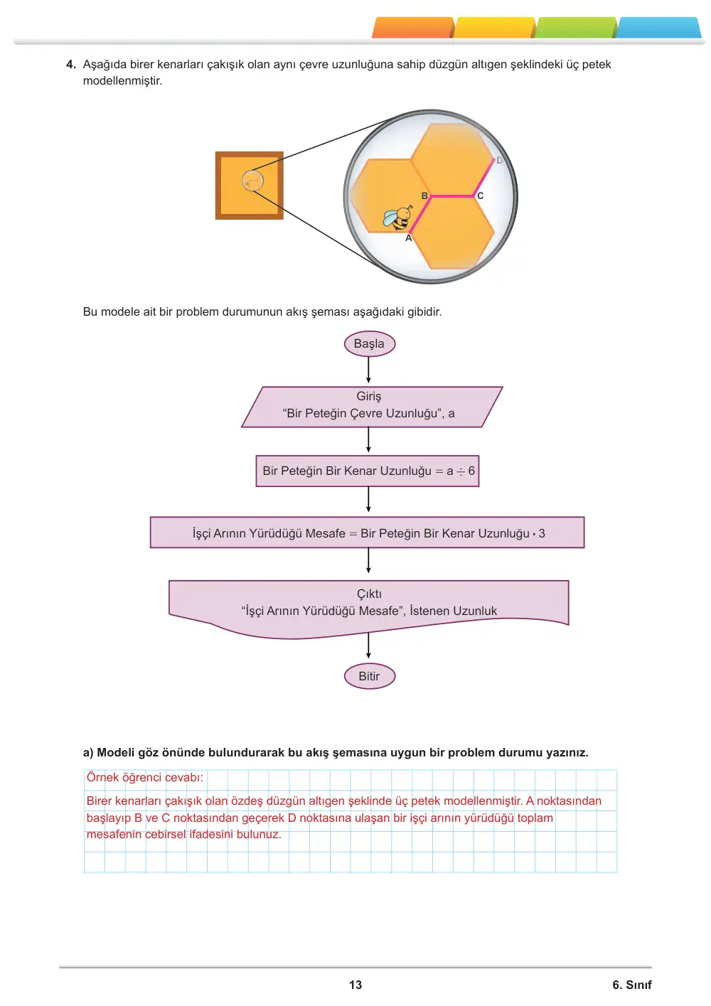 6. Sınıf Matematik Öğrenme Etkinlikleri Seti 2 (2025-2026) cevap anahtarı sayfa 15