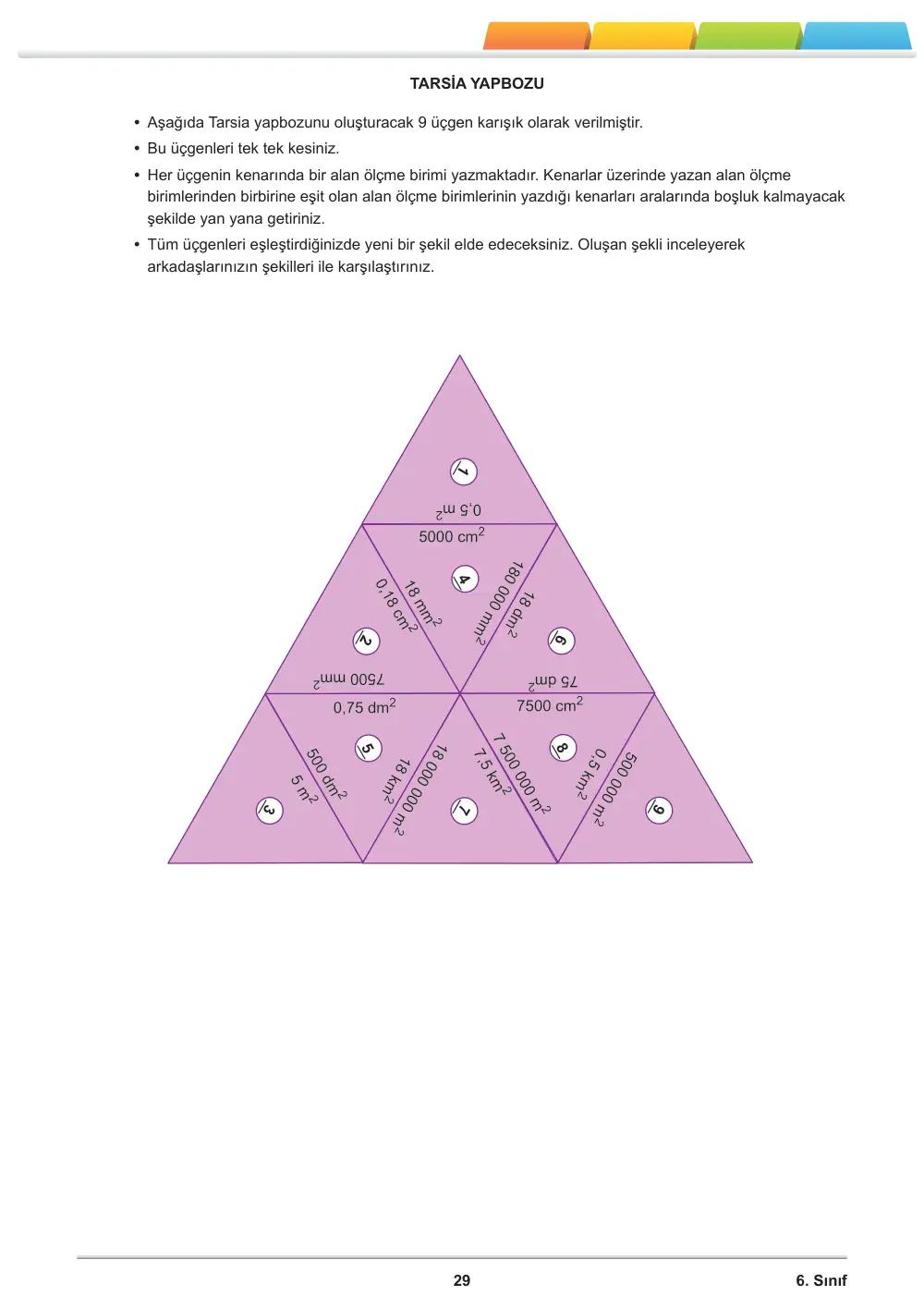 6. Sınıf Matematik Öğrenme Etkinlikleri Seti 2 (2025-2026) cevap anahtarı sayfa 31