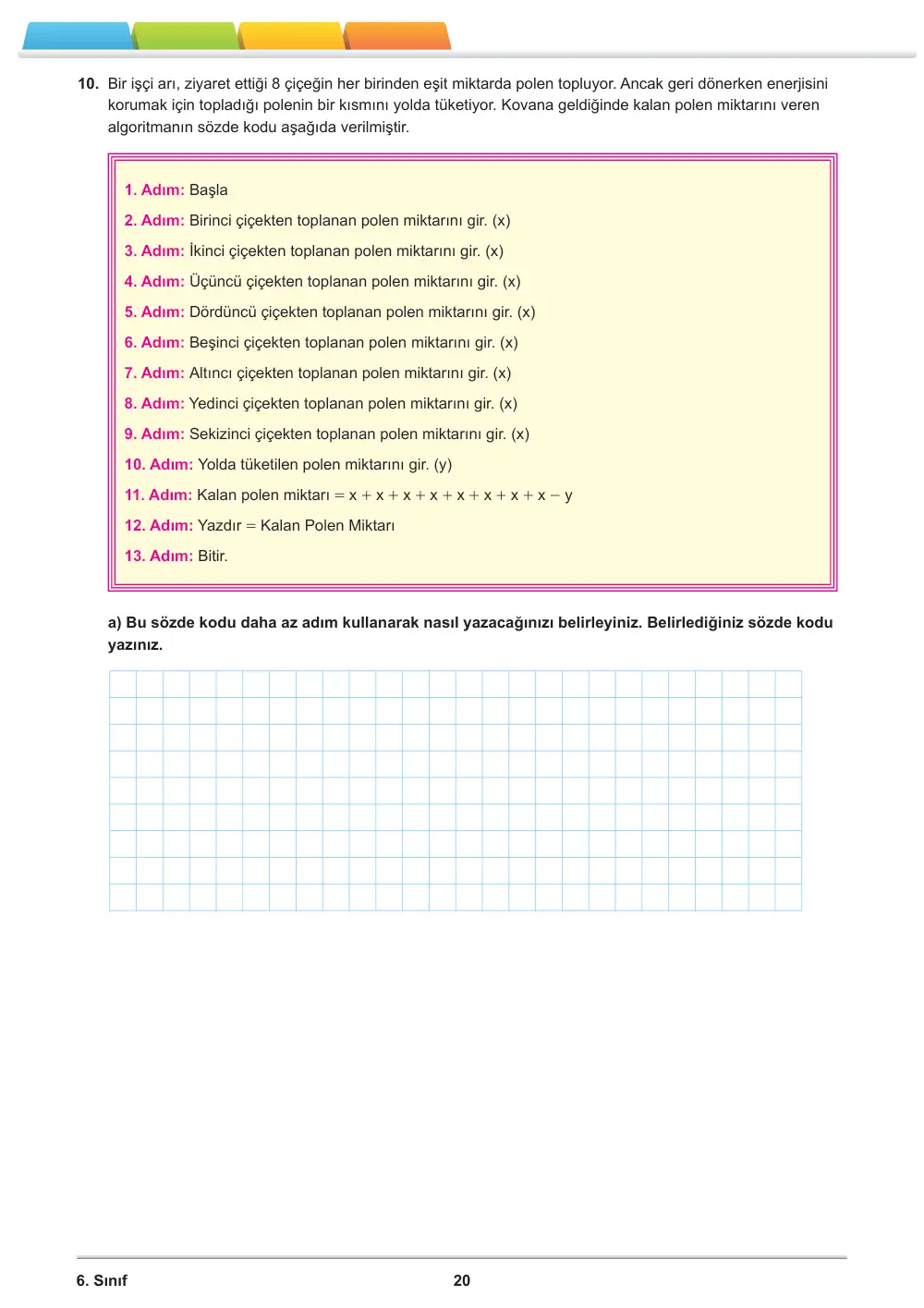 6. Sınıf Matematik Öğrenme Etkinlikleri Seti 2 (2025-2026) sayfa 22