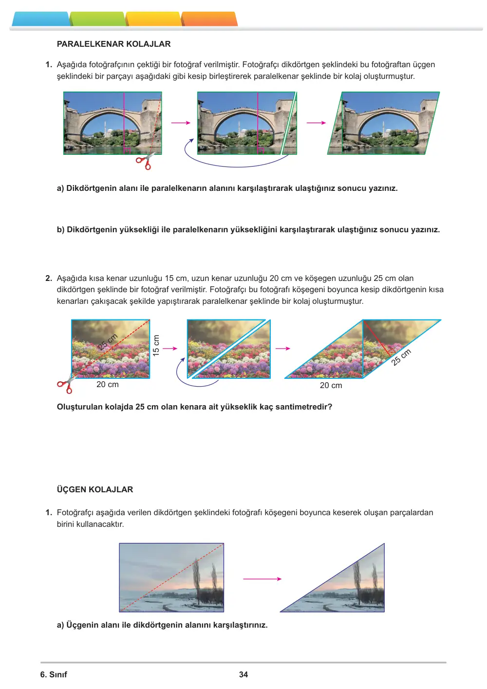 6. Sınıf Matematik Öğrenme Etkinlikleri Seti 2 (2025-2026) sayfa 36