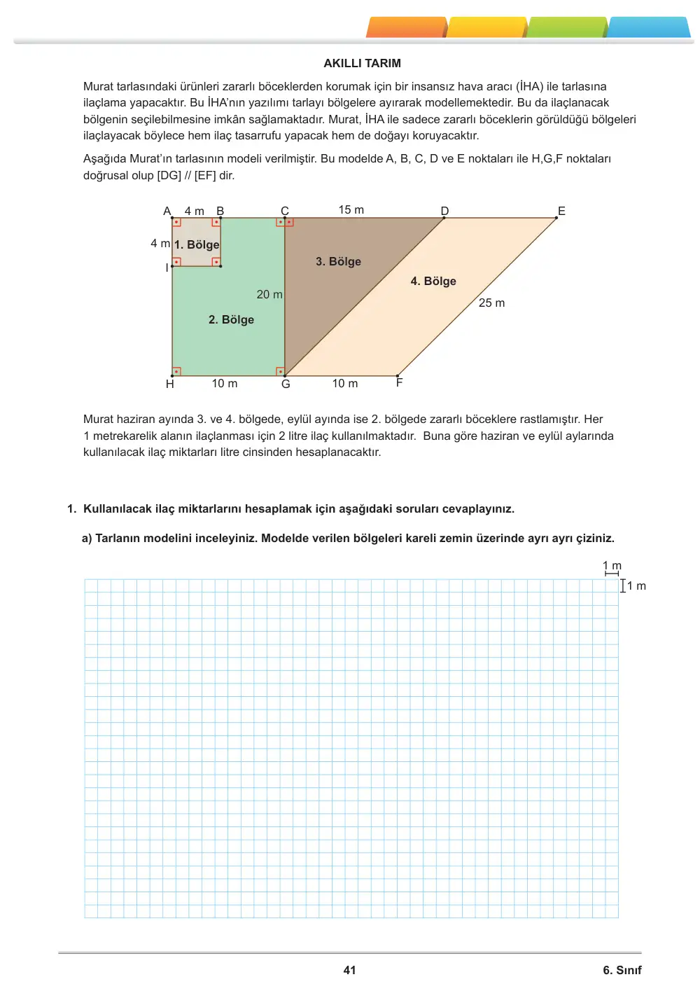 6. Sınıf Matematik Öğrenme Etkinlikleri Seti 2 (2025-2026) sayfa 43