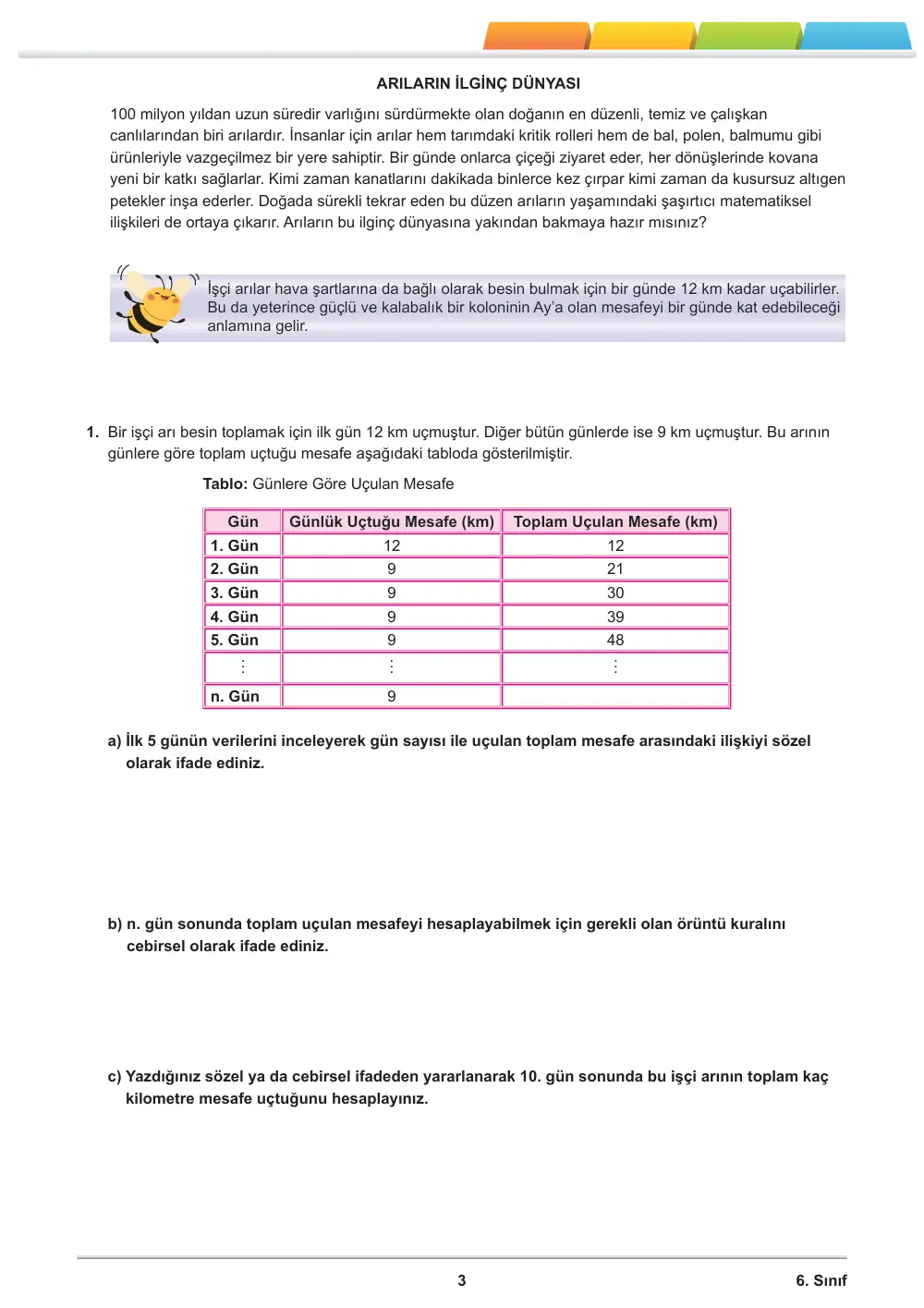6. Sınıf Matematik Öğrenme Etkinlikleri Seti 2 (2025-2026) sayfa 5