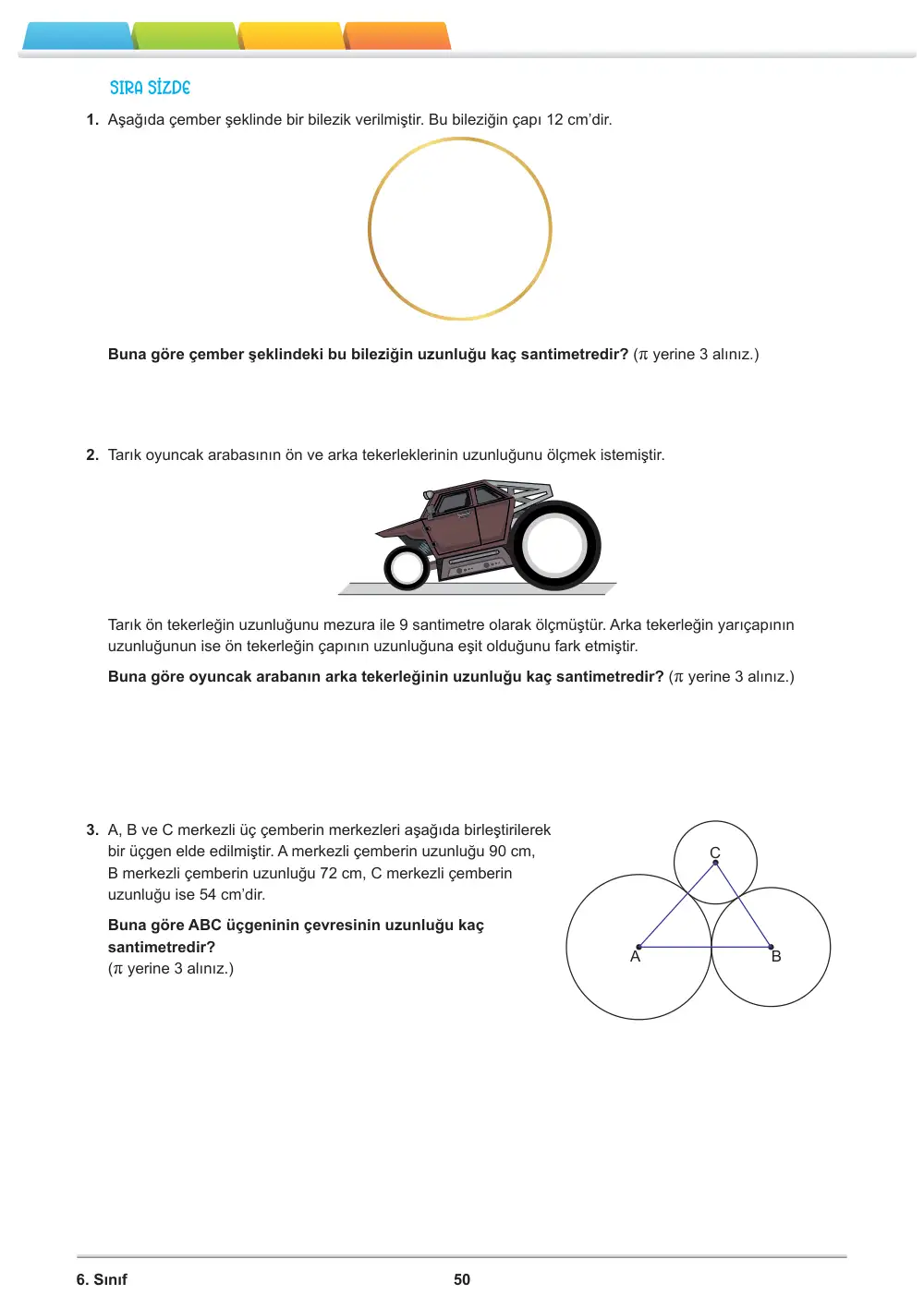 6. Sınıf Matematik Öğrenme Etkinlikleri Seti 2 (2025-2026) sayfa 52