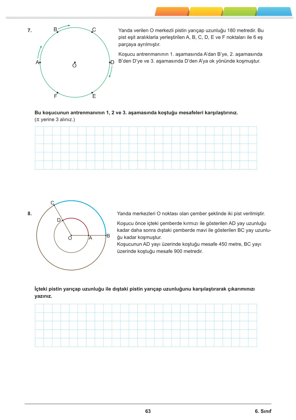 6. Sınıf Matematik Öğrenme Etkinlikleri Seti 2 (2025-2026) sayfa 65