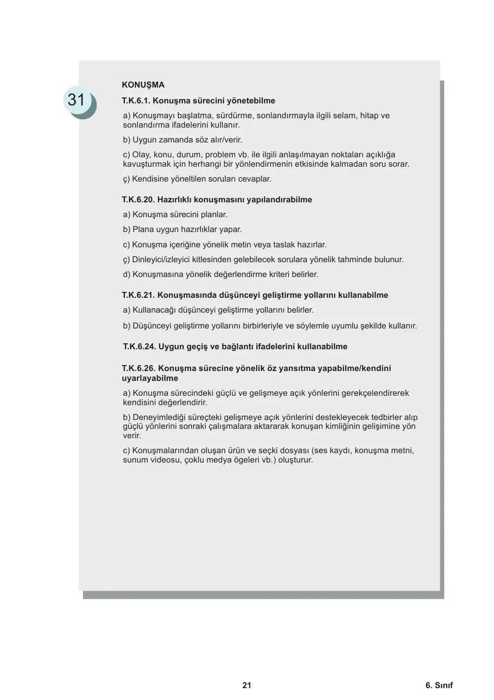 6. Sınıf Türkçe Öğrenme Etkinlikleri Seti 1 (2025-2026) sayfa 23