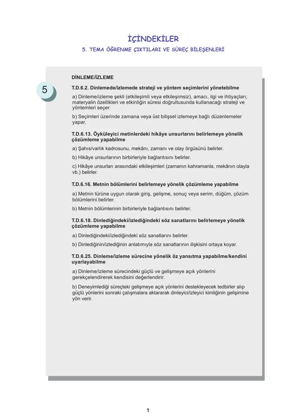 6. Sınıf Türkçe Öğrenme Etkinlikleri Seti 2 (2025-2026) cevap anahtarı sayfa 3