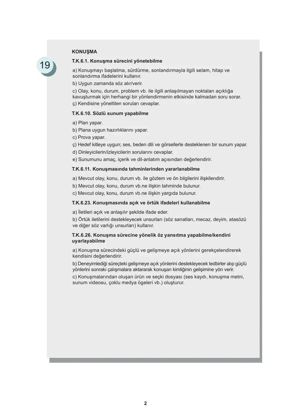 6. Sınıf Türkçe Öğrenme Etkinlikleri Seti 2 (2025-2026) cevap anahtarı sayfa 4