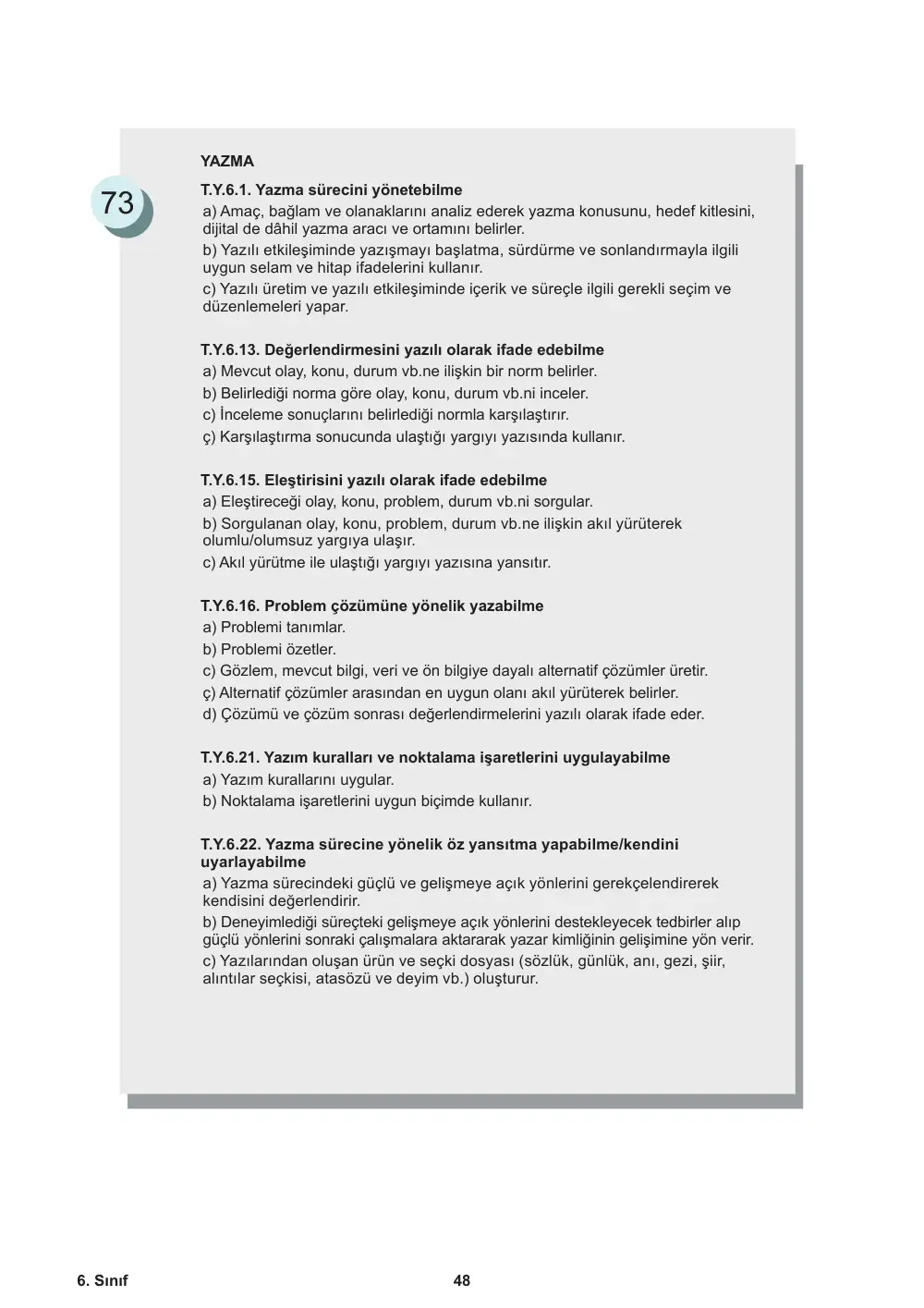 6. Sınıf Türkçe Öğrenme Etkinlikleri Seti 2 (2025-2026) cevap anahtarı sayfa 50