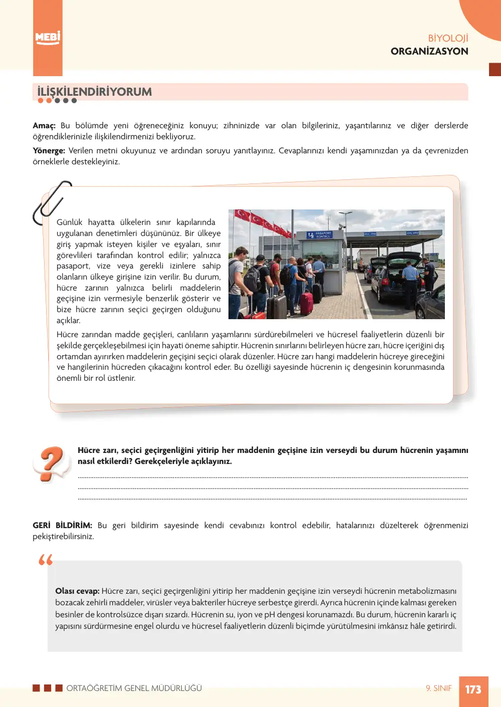 9. Sınıf Biyoloji Bireysel Öğrenme Etkinlikleri (2026-2027) sayfa 171