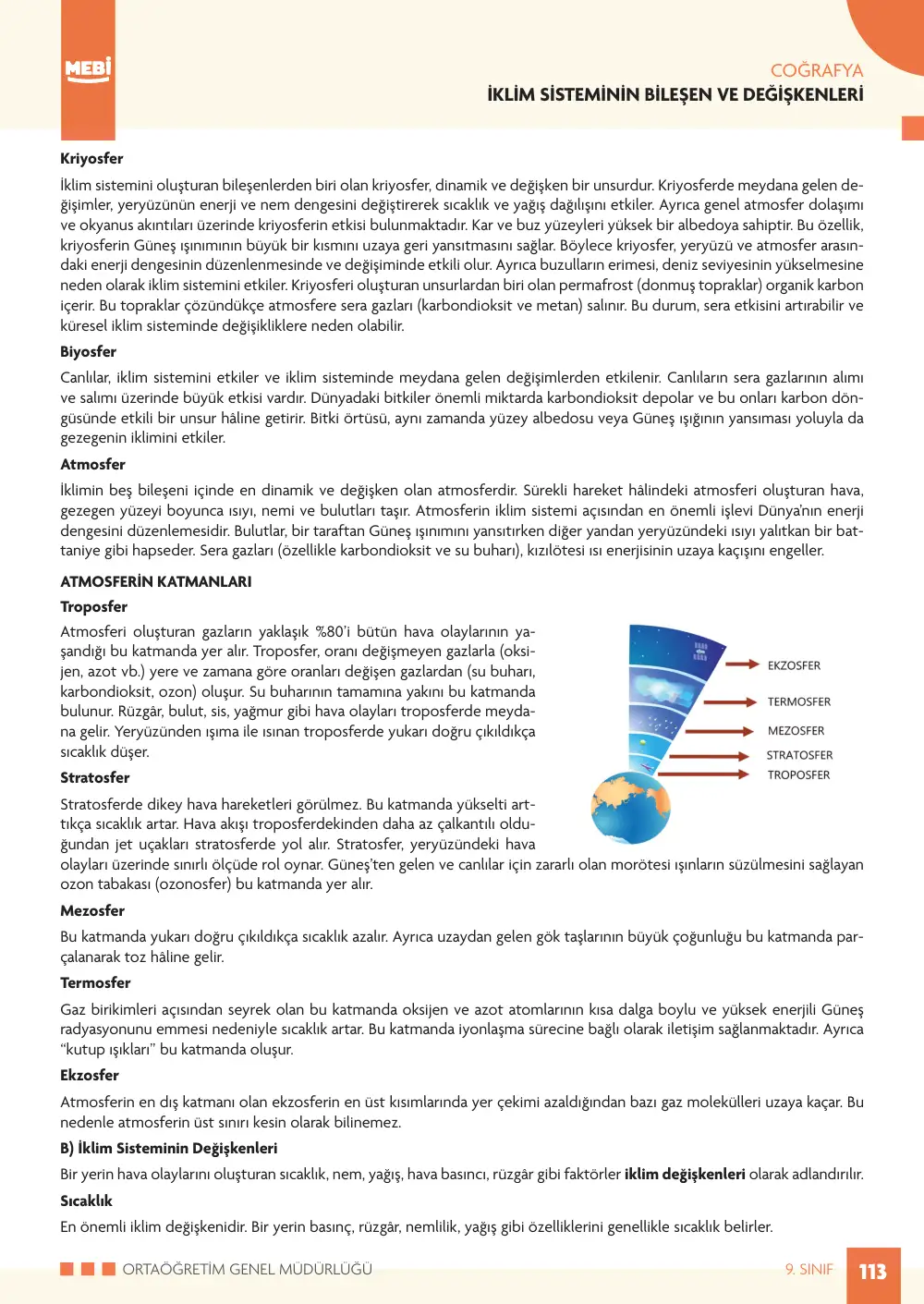 9. Sınıf Coğrafya Bireysel Öğrenme Etkinlikleri (2026-2027) sayfa 111