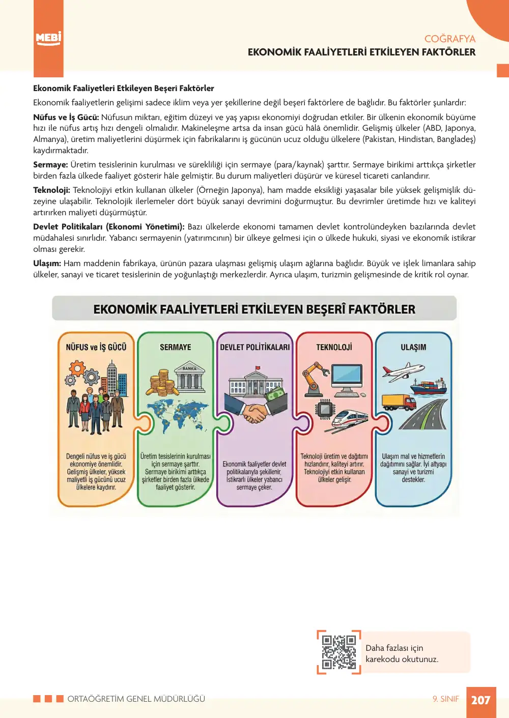 9. Sınıf Coğrafya Bireysel Öğrenme Etkinlikleri (2026-2027) sayfa 205