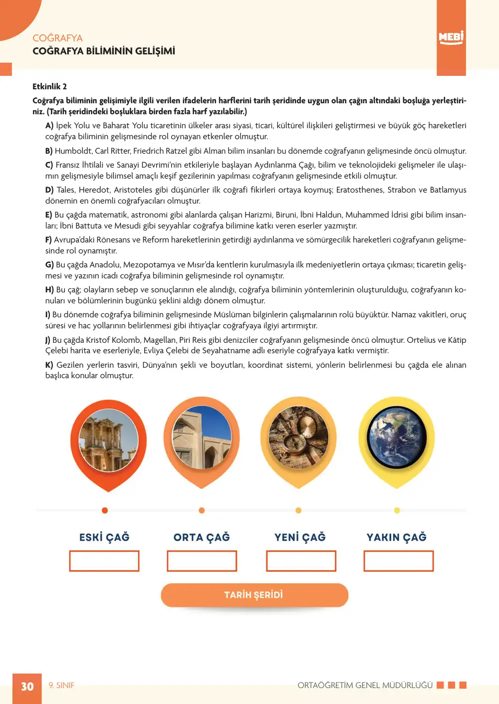 9. Sınıf Coğrafya Bireysel Öğrenme Etkinlikleri (2026-2027) sayfa 28