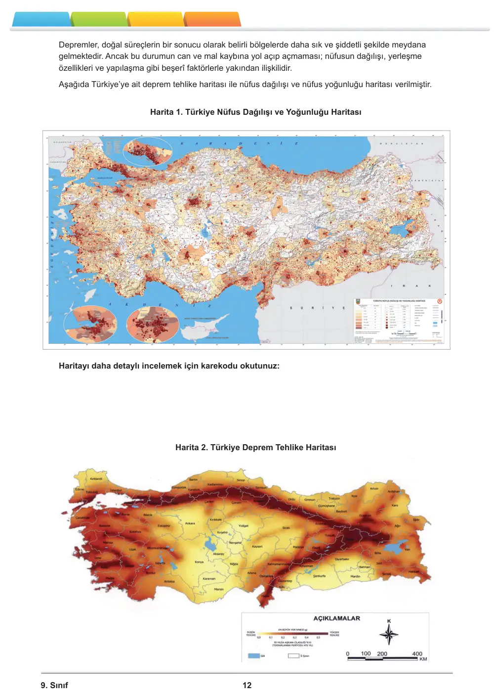 9. Sınıf Coğrafya Öğrenme Etkinlikleri Seti 2 (2025-2026) cevap anahtarı sayfa 14