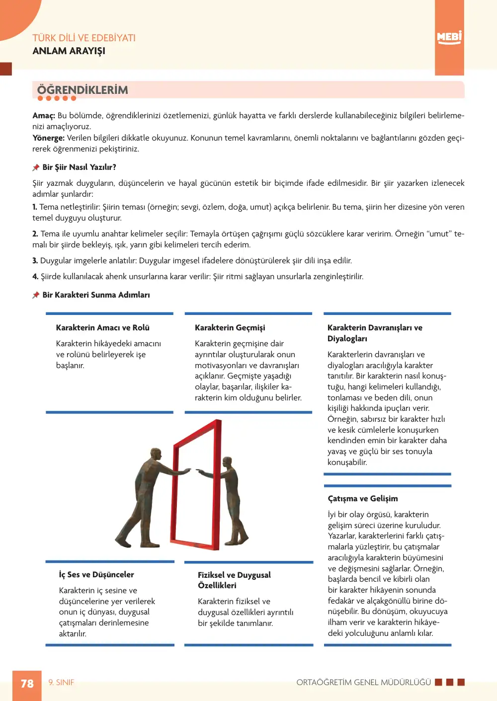 9. Sınıf Türk Dili ve Edebiyatı Bireysel Öğrenme Etkinlikleri (2026-2027) sayfa 76