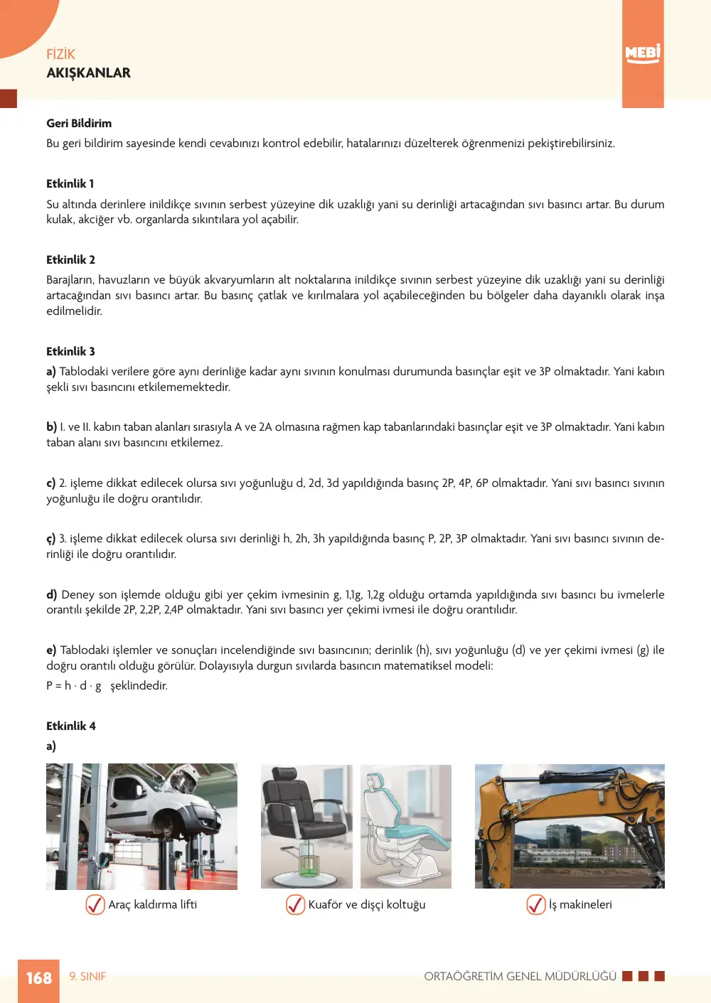 9. Sınıf Fizik Bireysel Öğrenme Etkinlikleri (2026-2027) sayfa 172