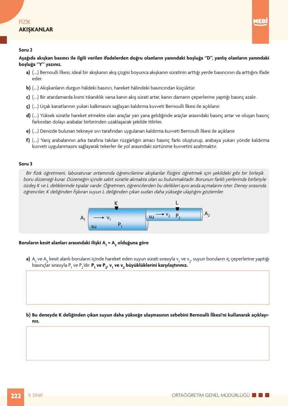 9. Sınıf Fizik Bireysel Öğrenme Etkinlikleri (2026-2027) sayfa 226