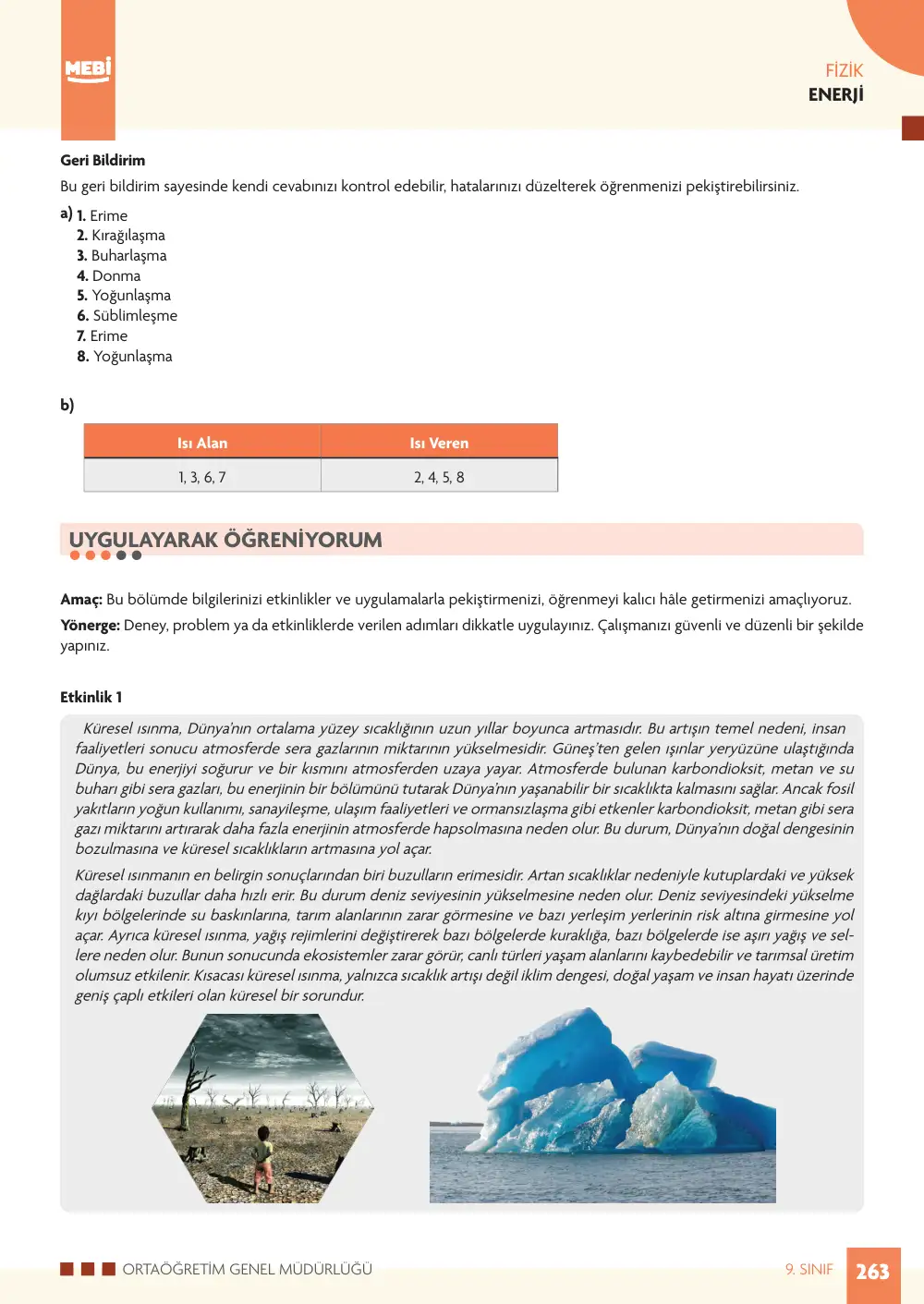 9. Sınıf Fizik Bireysel Öğrenme Etkinlikleri (2026-2027) sayfa 267