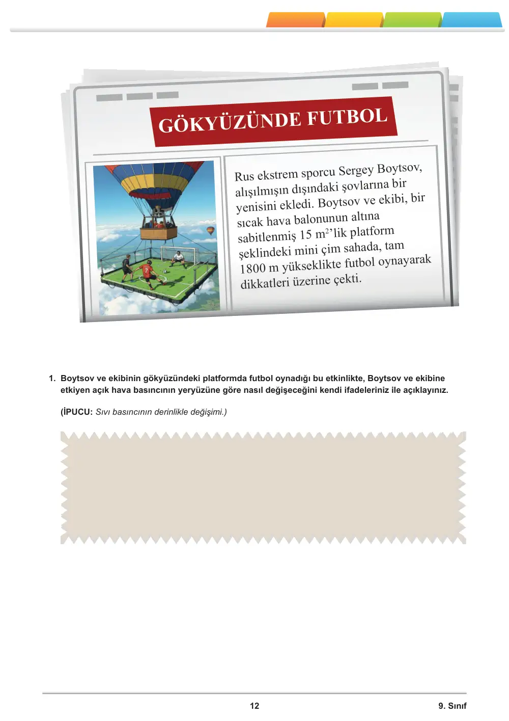 9. Sınıf Fizik Öğrenme Etkinlikleri Seti 1 (2025-2026) sayfa 13