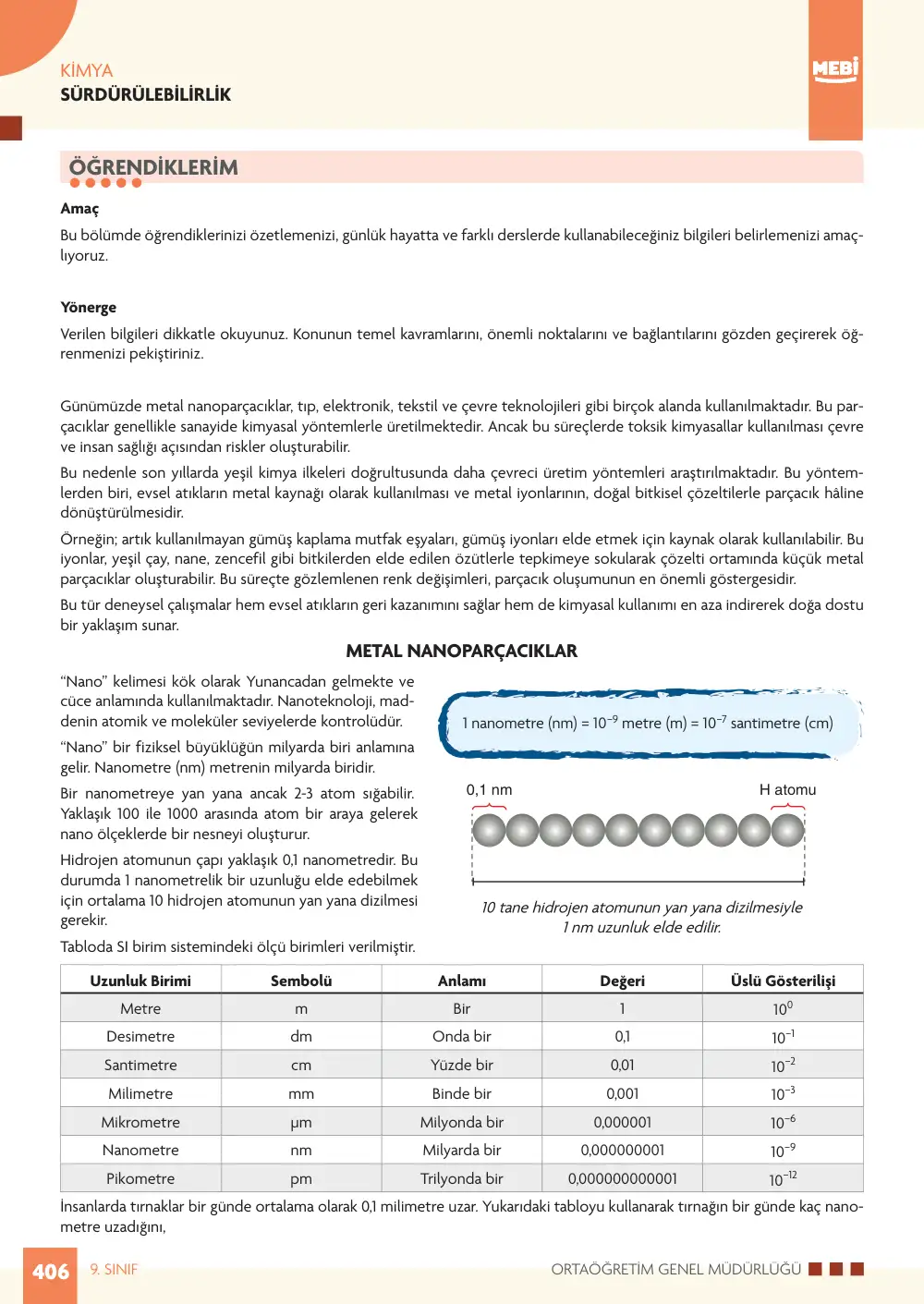 9. Sınıf Kimya Bireysel Öğrenme Etkinlikleri (2026-2027) sayfa 404