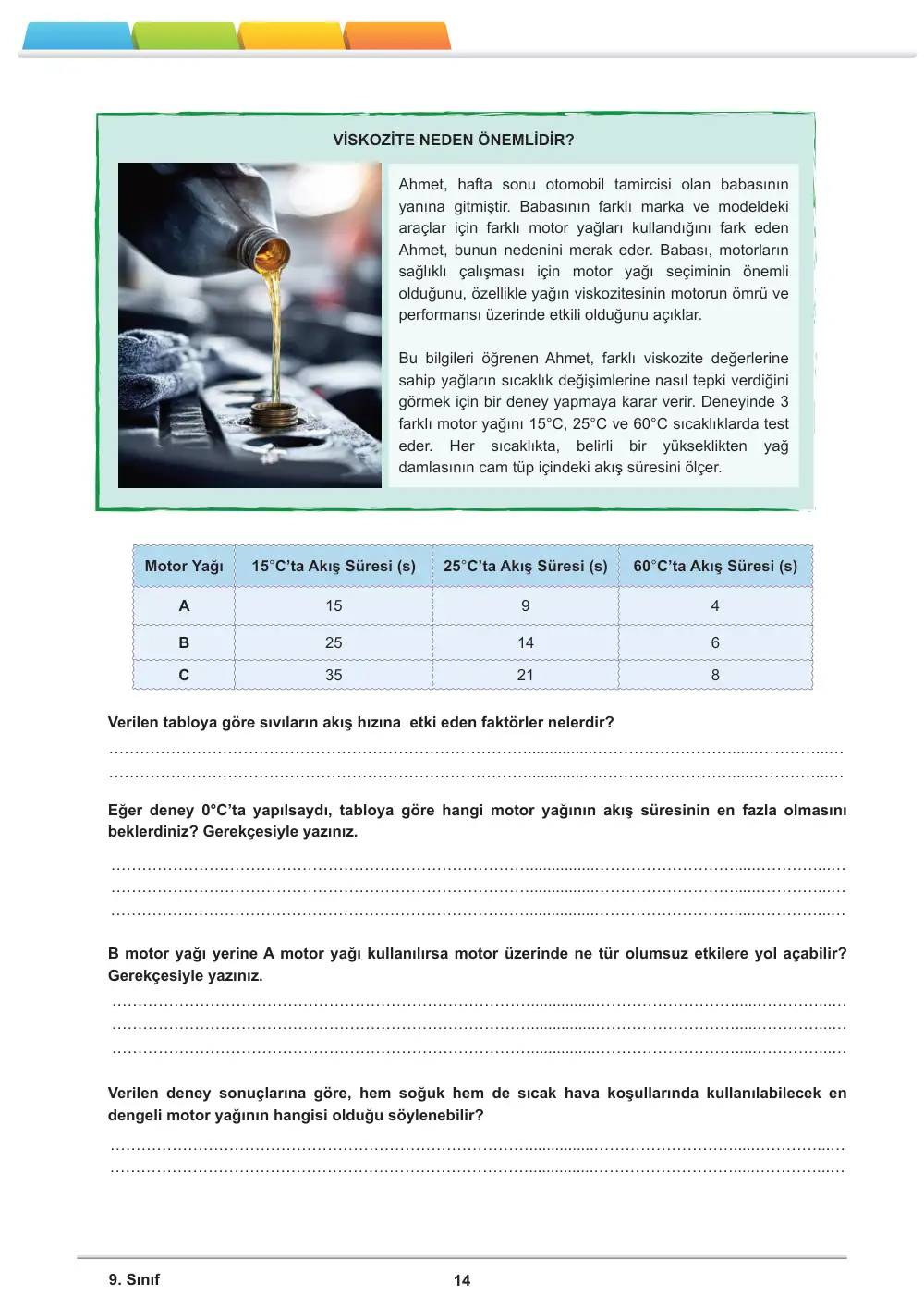 9. Sınıf Kimya Öğrenme Etkinlikleri Seti 2 (2025-2026) sayfa 15