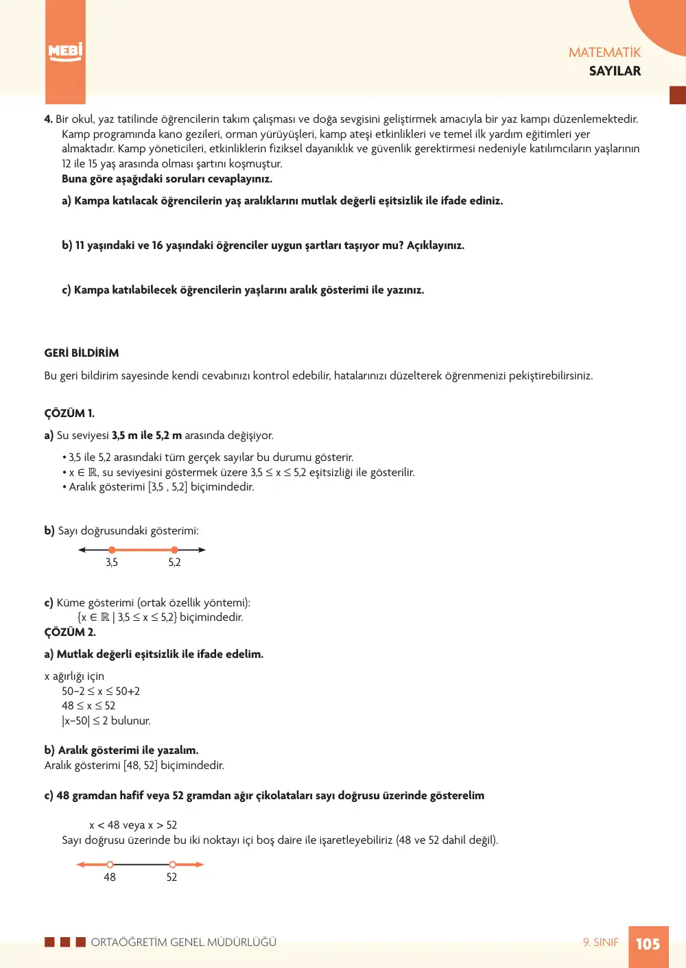 9. Sınıf Matematik Bireysel Öğrenme Etkinlikleri (2026-2027) sayfa 103