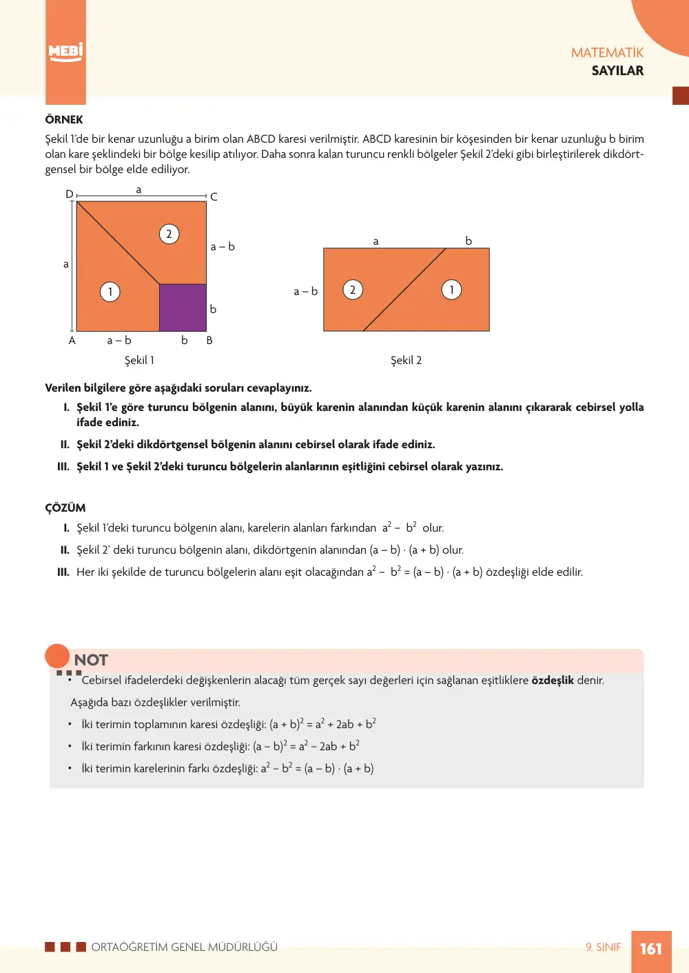 9. Sınıf Matematik Bireysel Öğrenme Etkinlikleri (2026-2027) sayfa 159