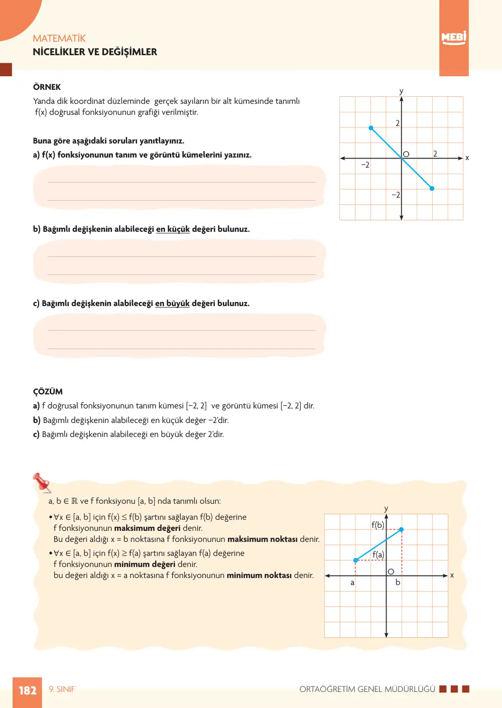 9. Sınıf Matematik Bireysel Öğrenme Etkinlikleri (2026-2027) sayfa 180
