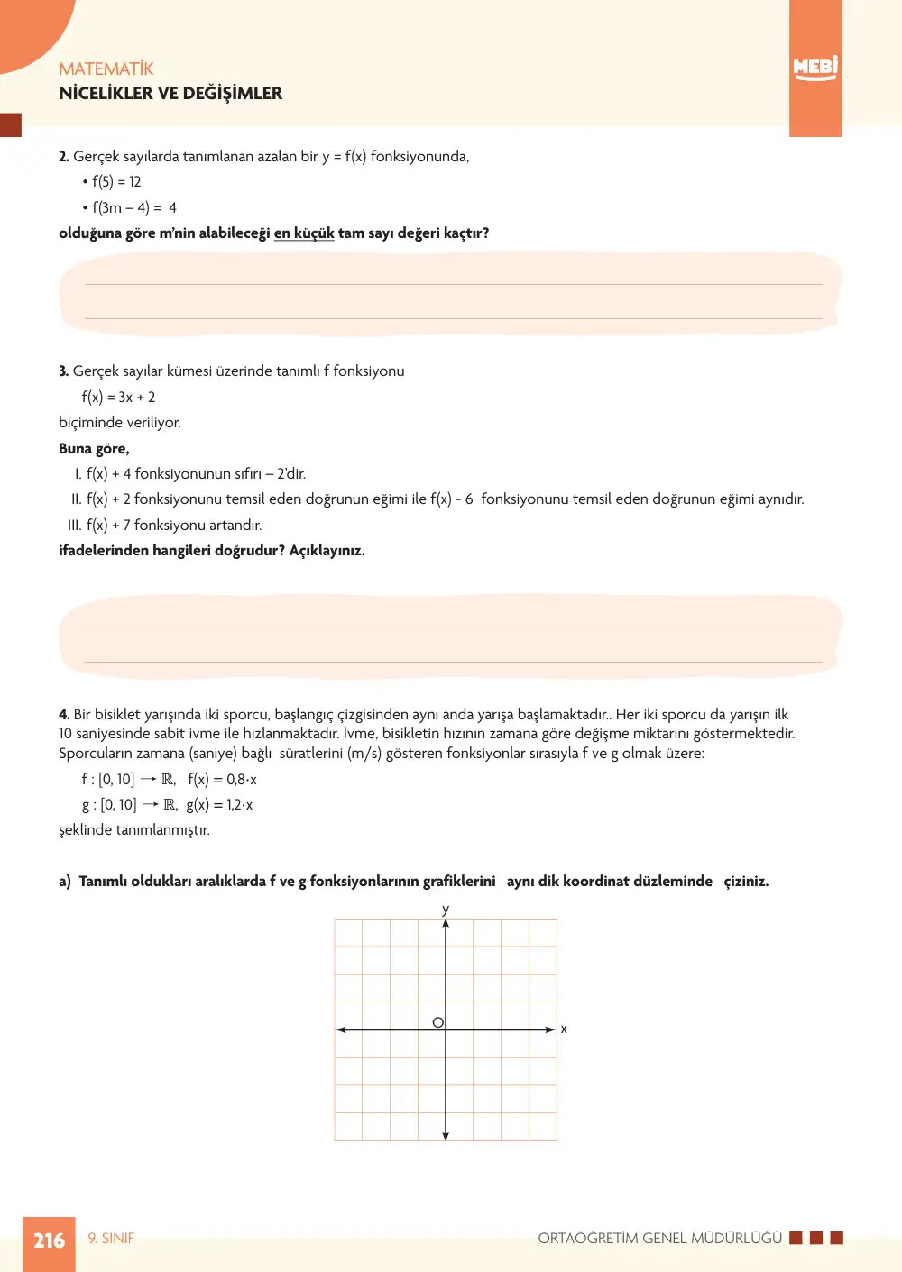 9. Sınıf Matematik Bireysel Öğrenme Etkinlikleri (2026-2027) sayfa 214