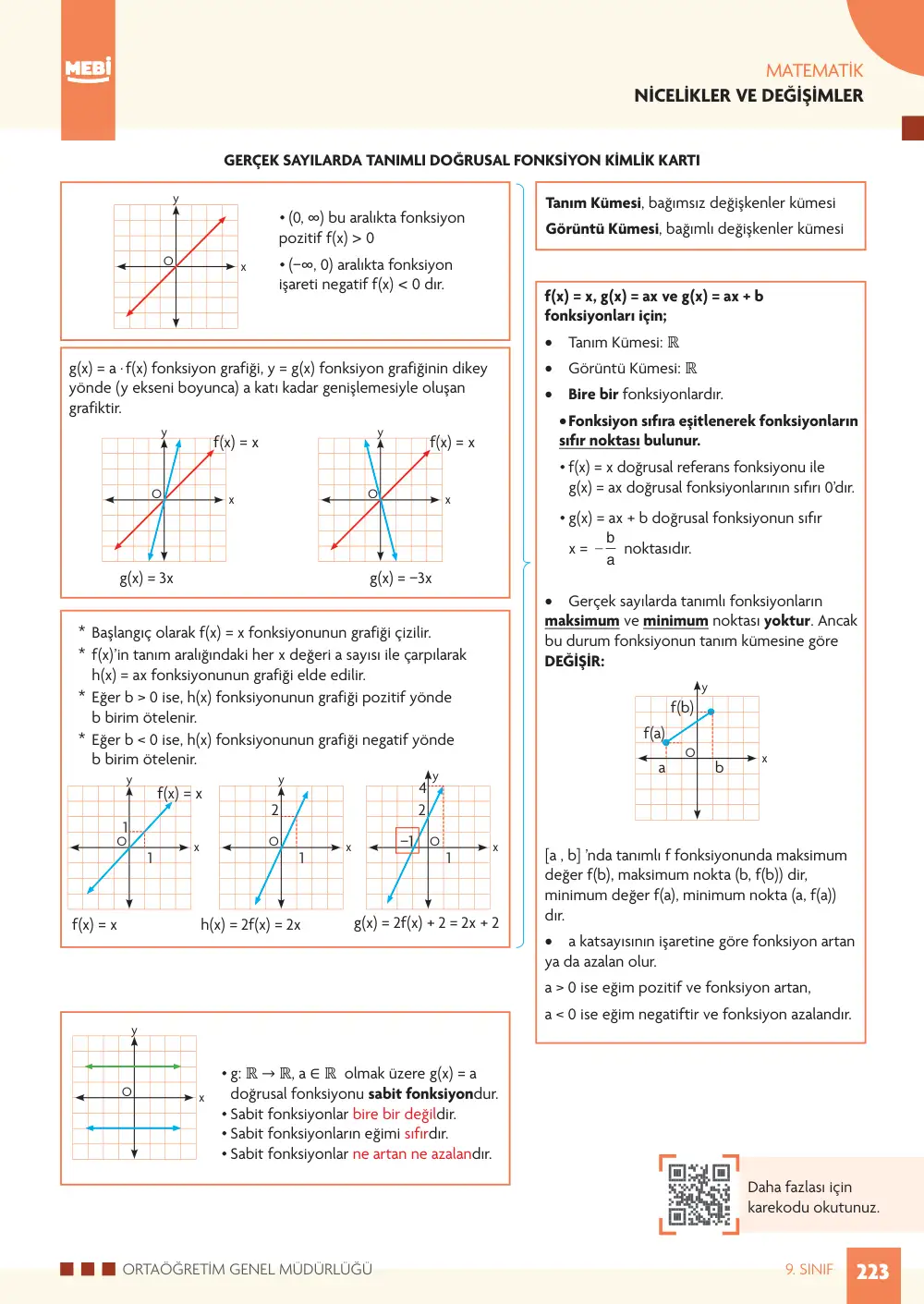 9. Sınıf Matematik Bireysel Öğrenme Etkinlikleri (2026-2027) sayfa 221