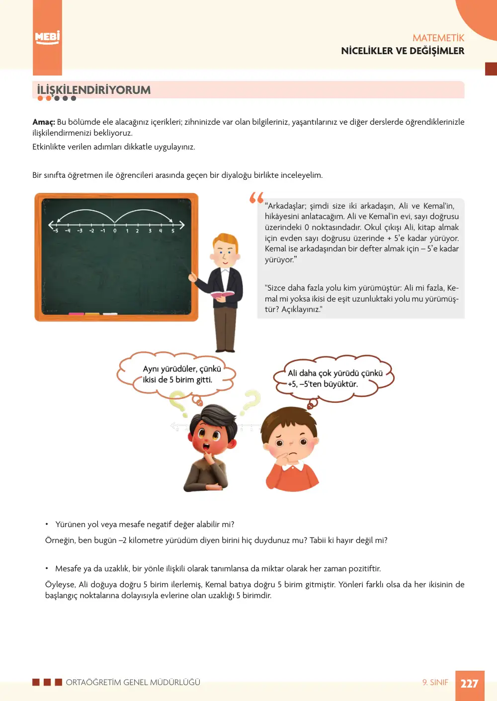 9. Sınıf Matematik Bireysel Öğrenme Etkinlikleri (2026-2027) sayfa 225