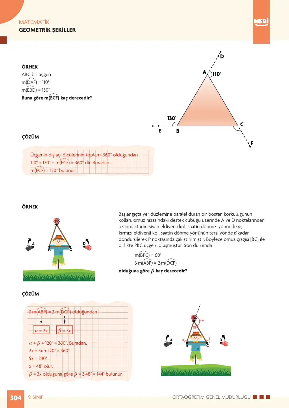 9. Sınıf Matematik Bireysel Öğrenme Etkinlikleri (2026-2027) sayfa 302