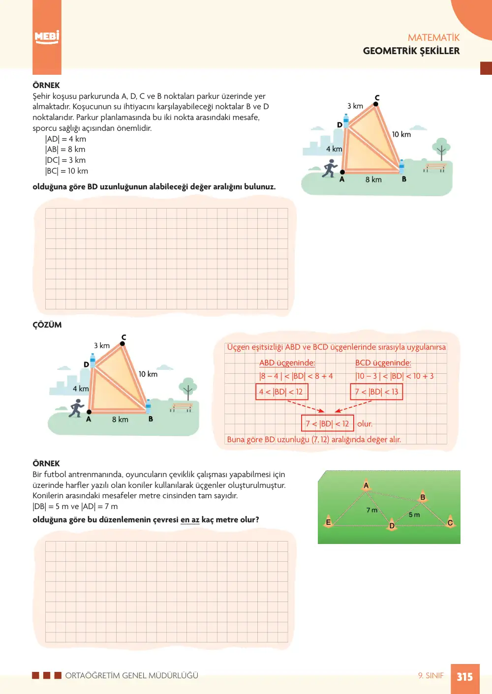 9. Sınıf Matematik Bireysel Öğrenme Etkinlikleri (2026-2027) sayfa 313
